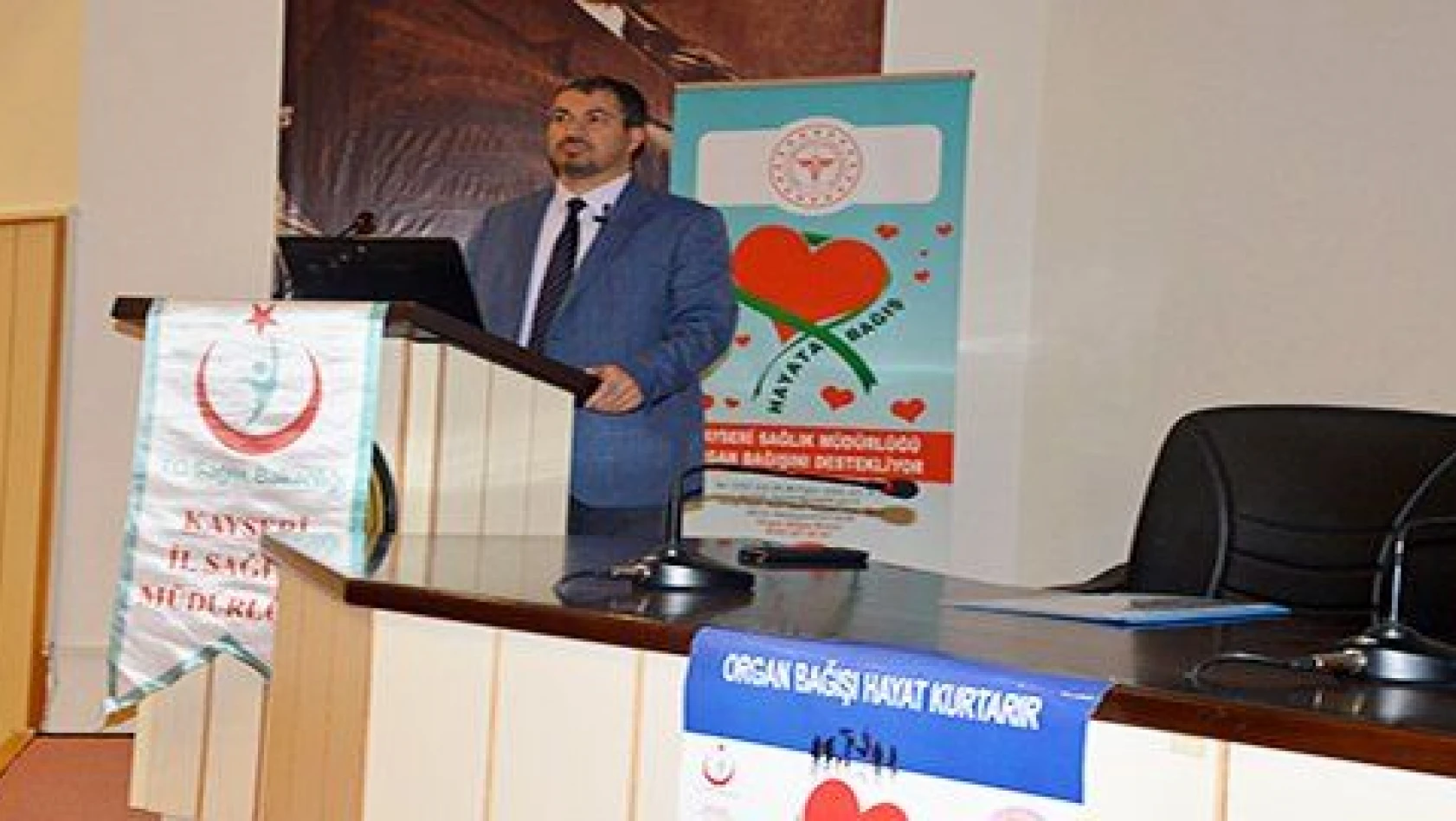 İl Sağlık Müdürlüğü'nden Erciyes Üniversitesi Öğrencilerine 'Organ Bağışı' Eğitimi