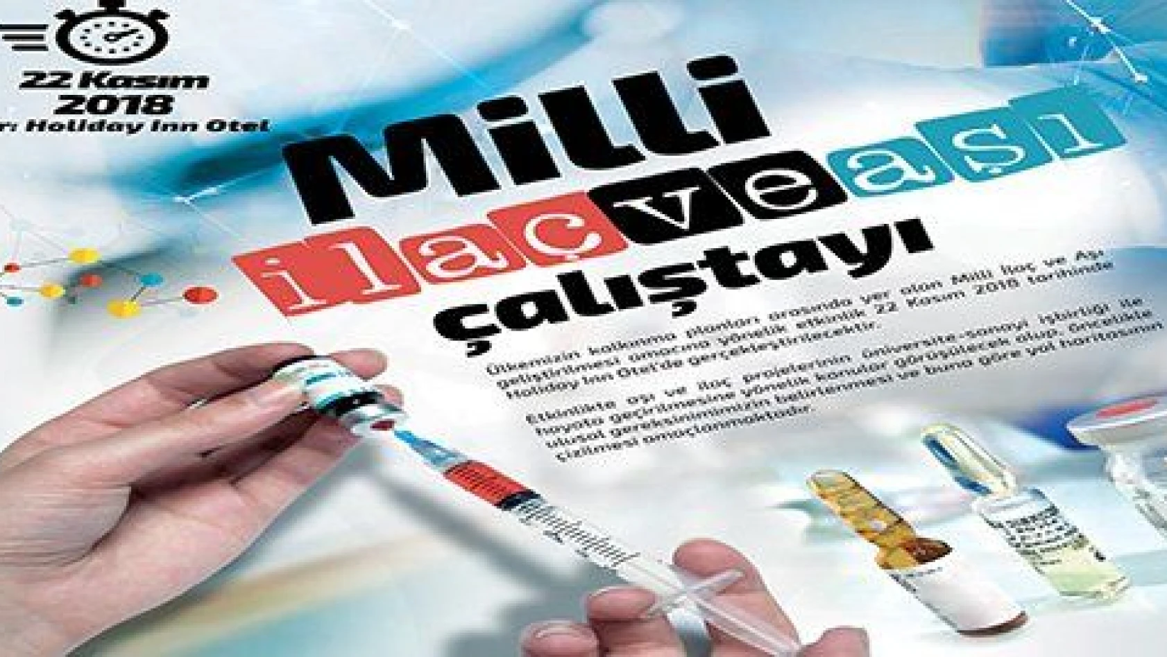 Milli İlaç ve Aşı Çalıştayı Kayseri'de düzenlenecek 