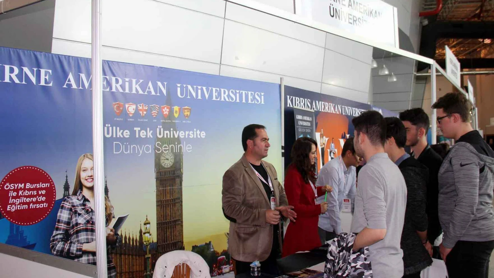 Girne ve Kıbrıs Amerikan Üniversiteleri Kayseri'de öğrencilerle buluştu 