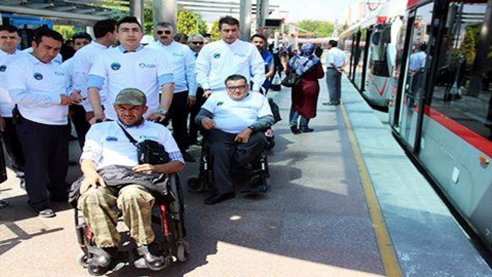 Kayseri'de engelliler için 'Engelsiz Ulaşım Seferberliği'
