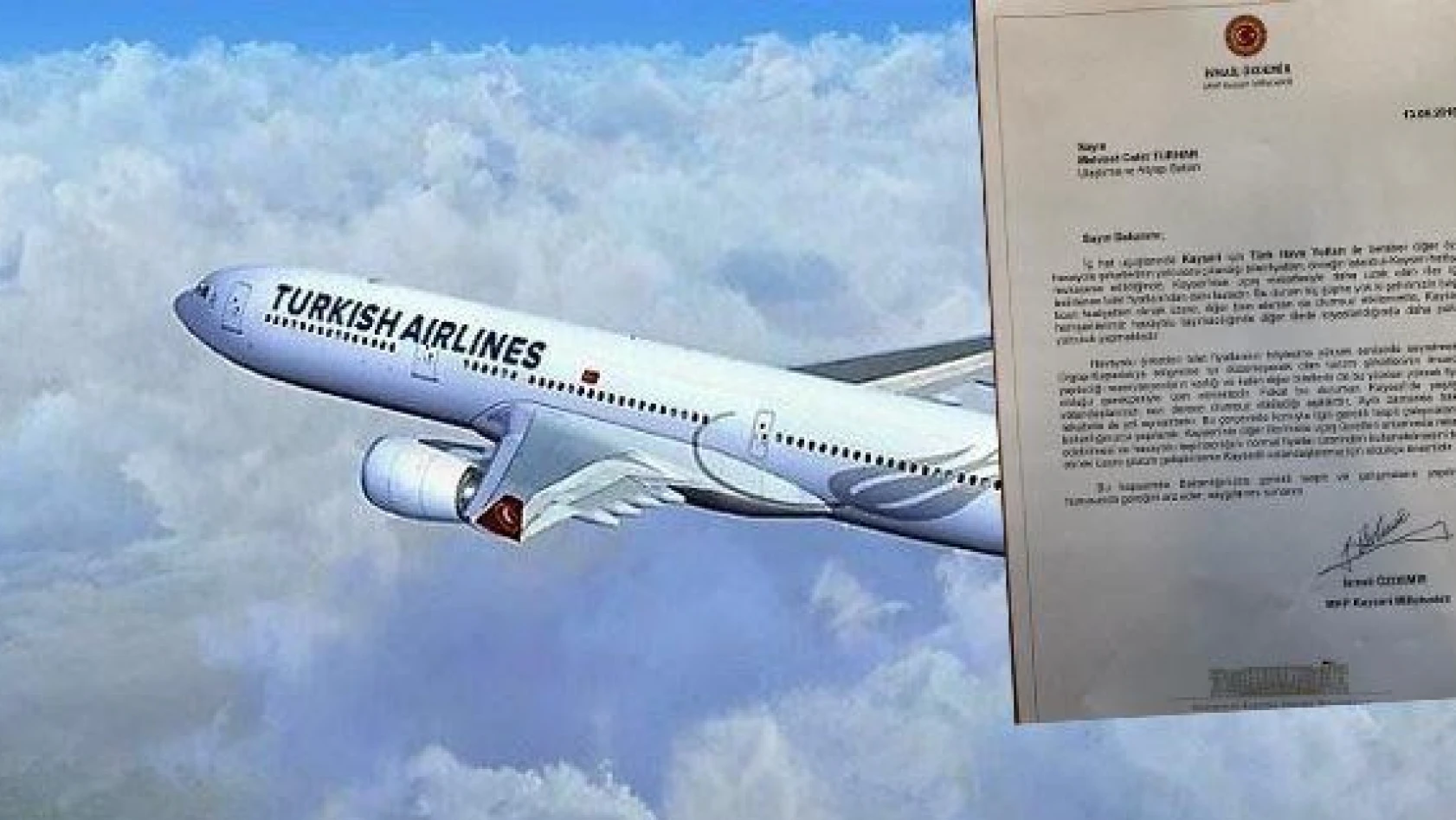 MHP Kayseri Milletvekilinden uçak fiyatlarında indirim talebi