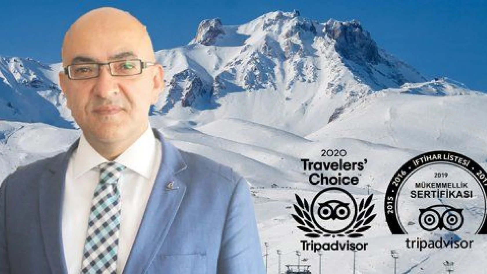 Erciyes'e 2020 Travellers' Choıce Ödülü