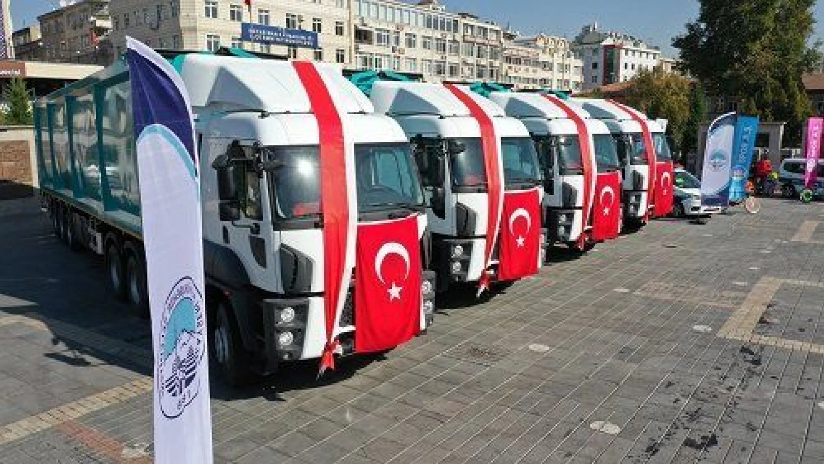 Büyükşehir'in 6 milyon TL'lik araçları ile hafriyat yönetim sistemi tanıtıldı