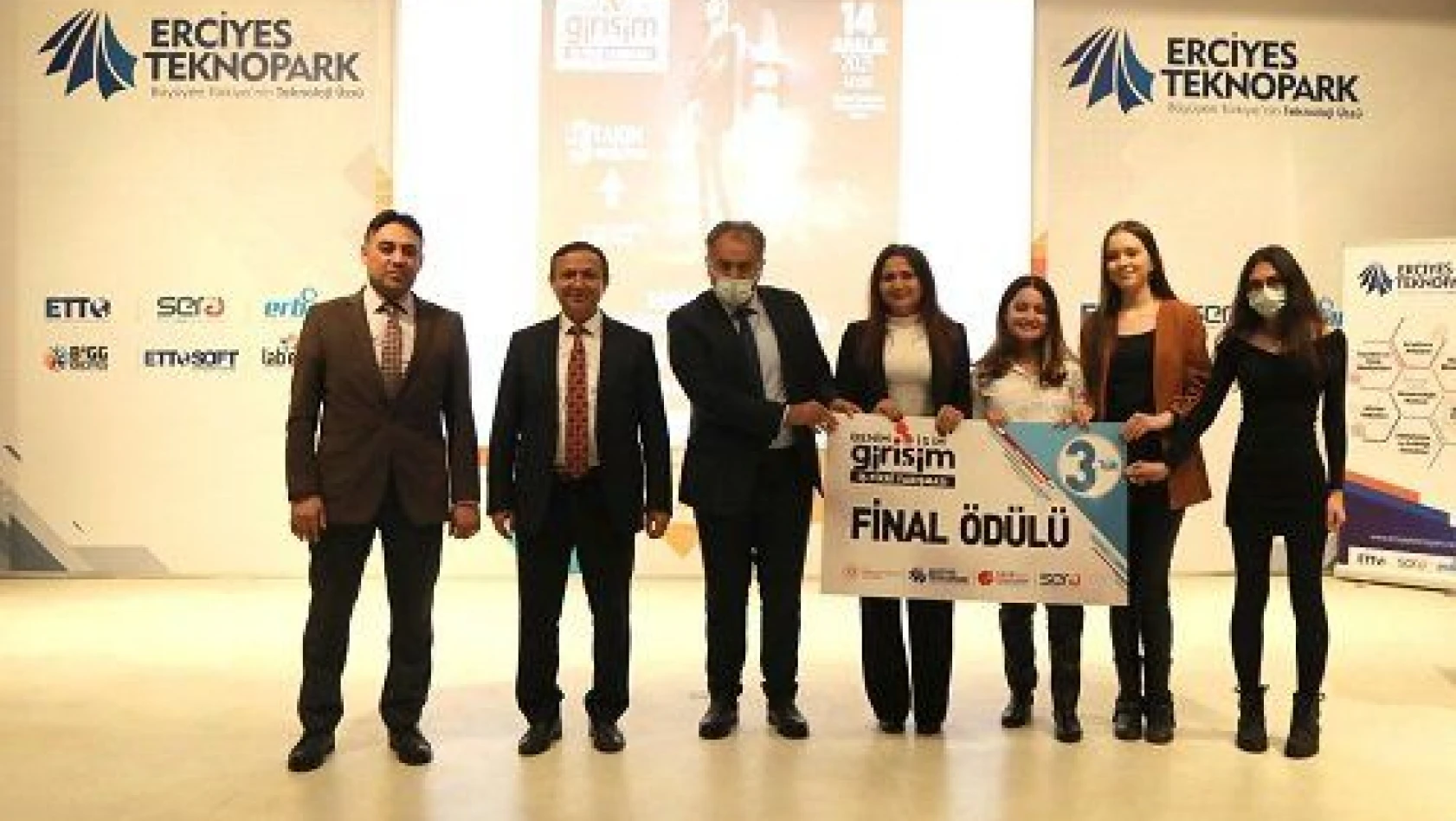 Erciyes Teknopark 'Benim İşim Girişim' Yarışmasının Ödül Töreni yapıldı