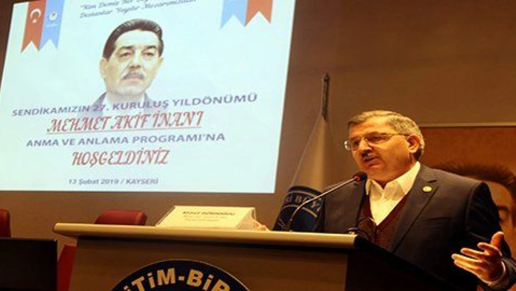 Mehmet Akif İnan, Eğitim Bir Sen'in kuruluşu'nun 27. Yıldönümünde anıldı