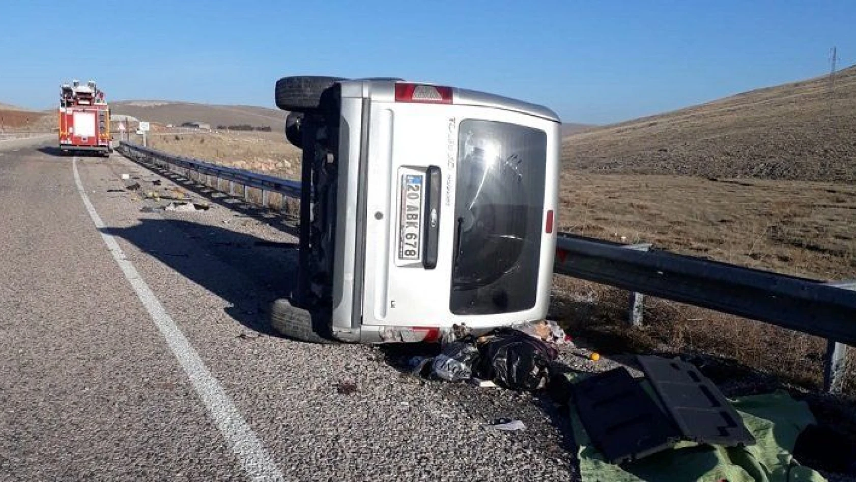 Sivas'ta trafik kazası: 1 ölü 6 yaralı