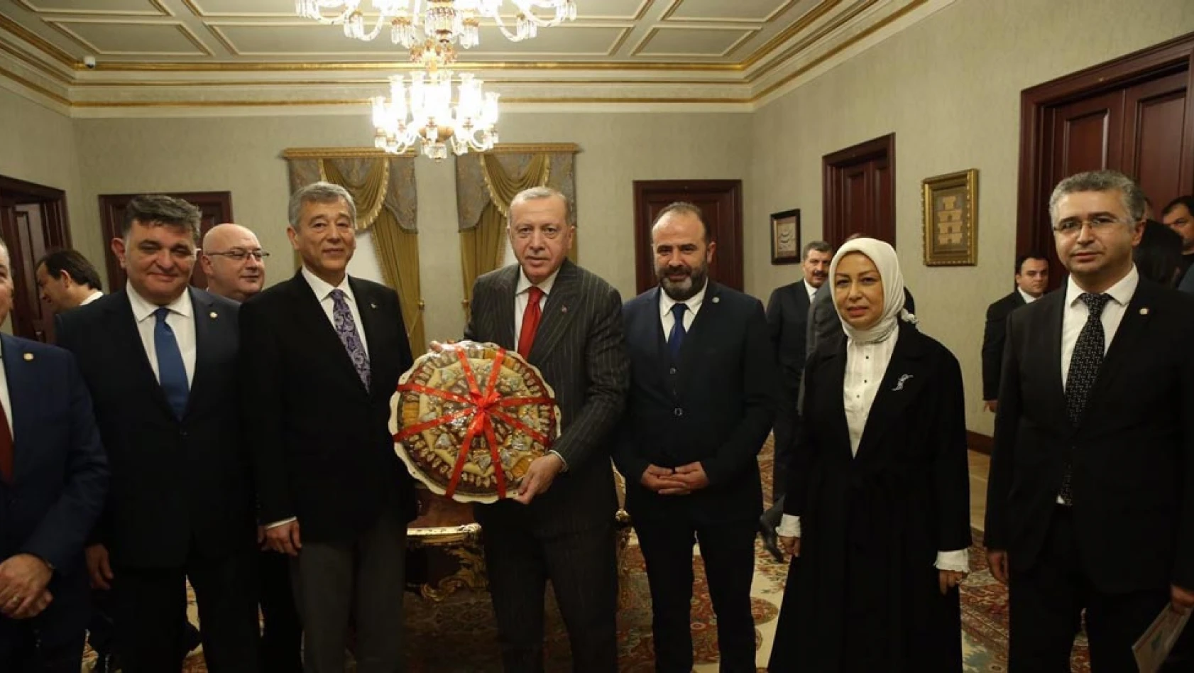 Türk Eczacılar Birliği Heyeti Cumhurbaşkanı'nı ziyaret etti
