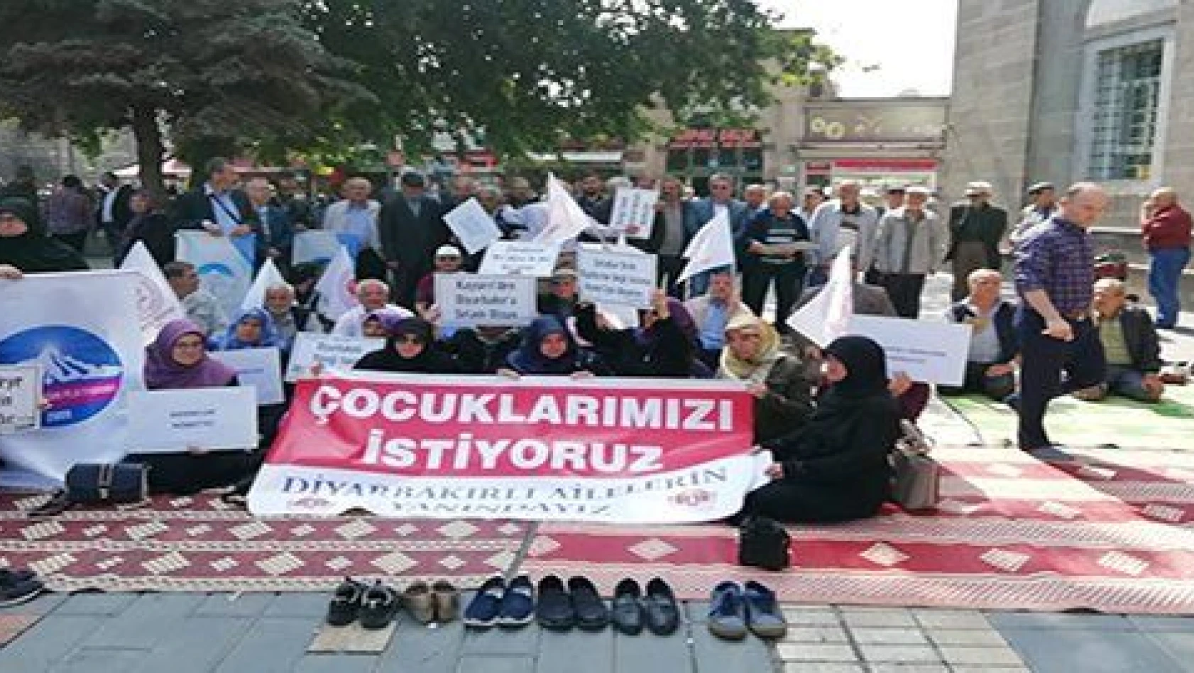 Kayserili annelerden Diyarbakırda eylem yapan annelere destek
