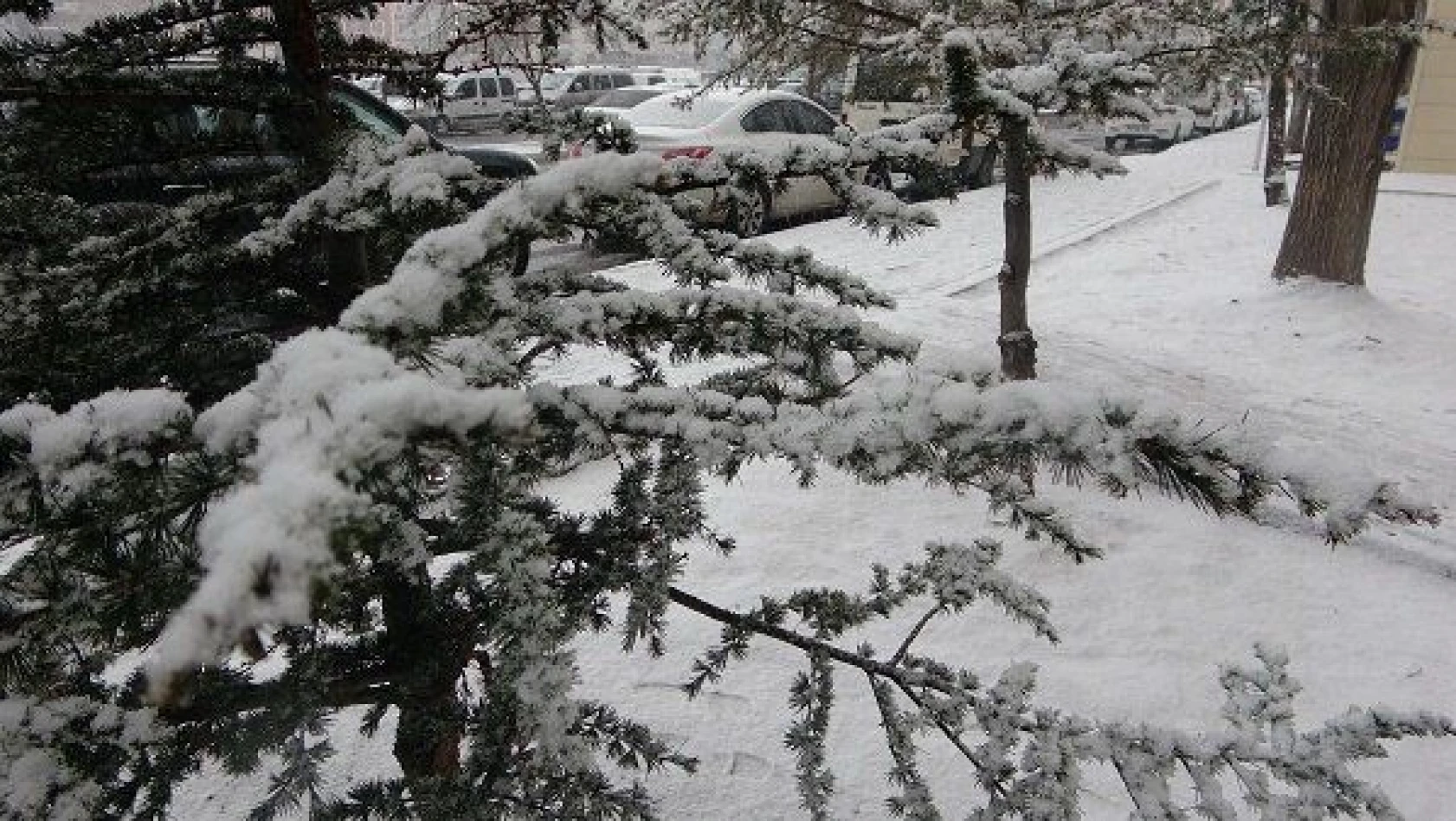 Kayseri'de kar yağışı etkili oldu