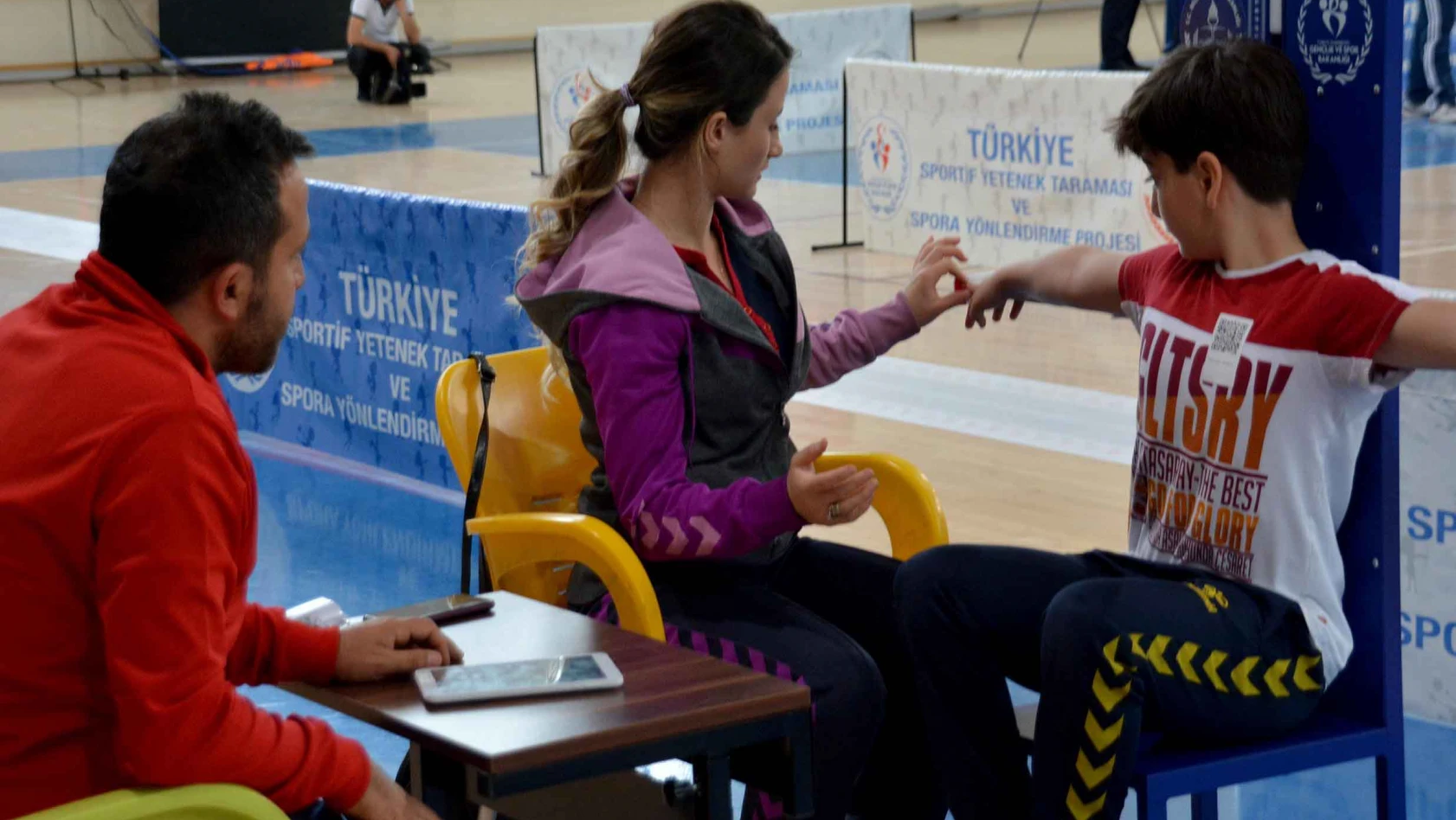 Kayseri'de yetenekli sporcular taramadan geçiriliyor