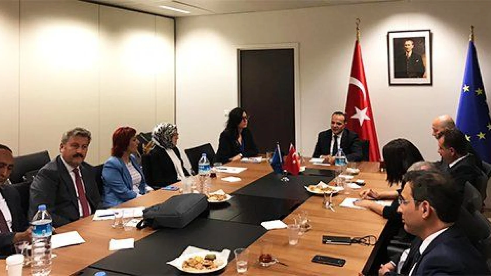 Başkan Palancıoğlu AB Türkiye Cumhuriyeti Daimi Temsilcisi Büyükelçi Bozay ile görüştü