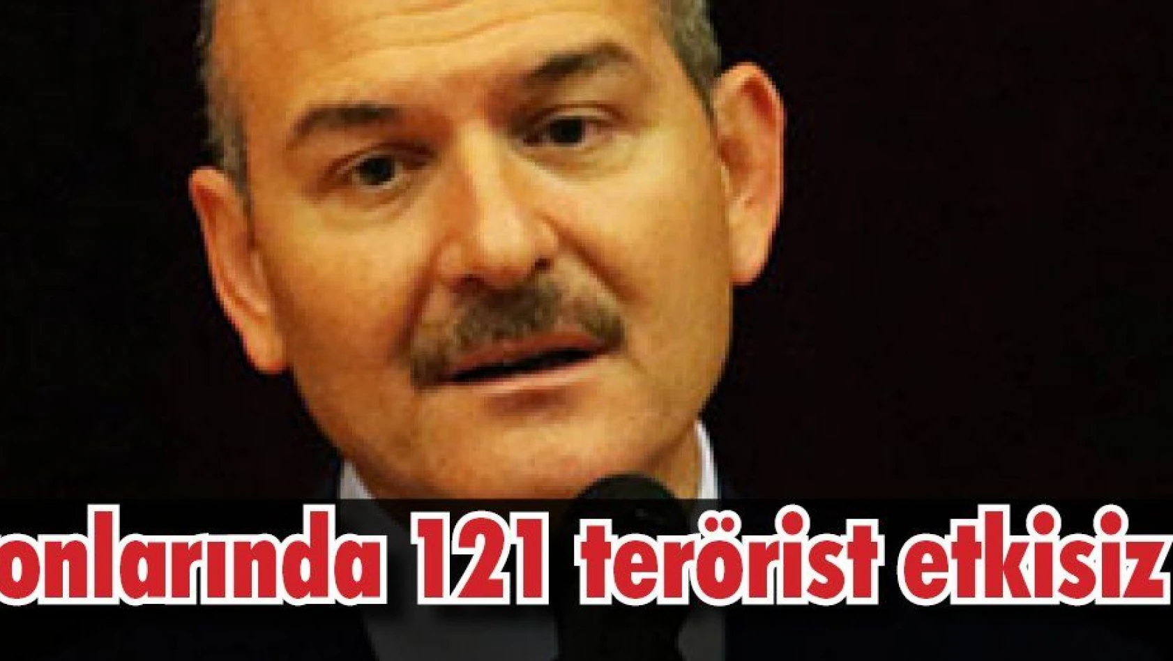 'Kıran operasyonlarında 121 terörist etkisiz hale getirildi'