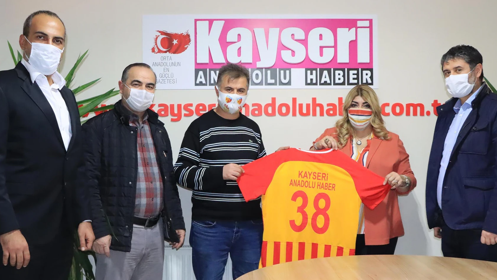 Gözbaşı ve Tokgöz, Kayseri Anadolu Haber  'i ziyaret etti [VİDEO HABER]