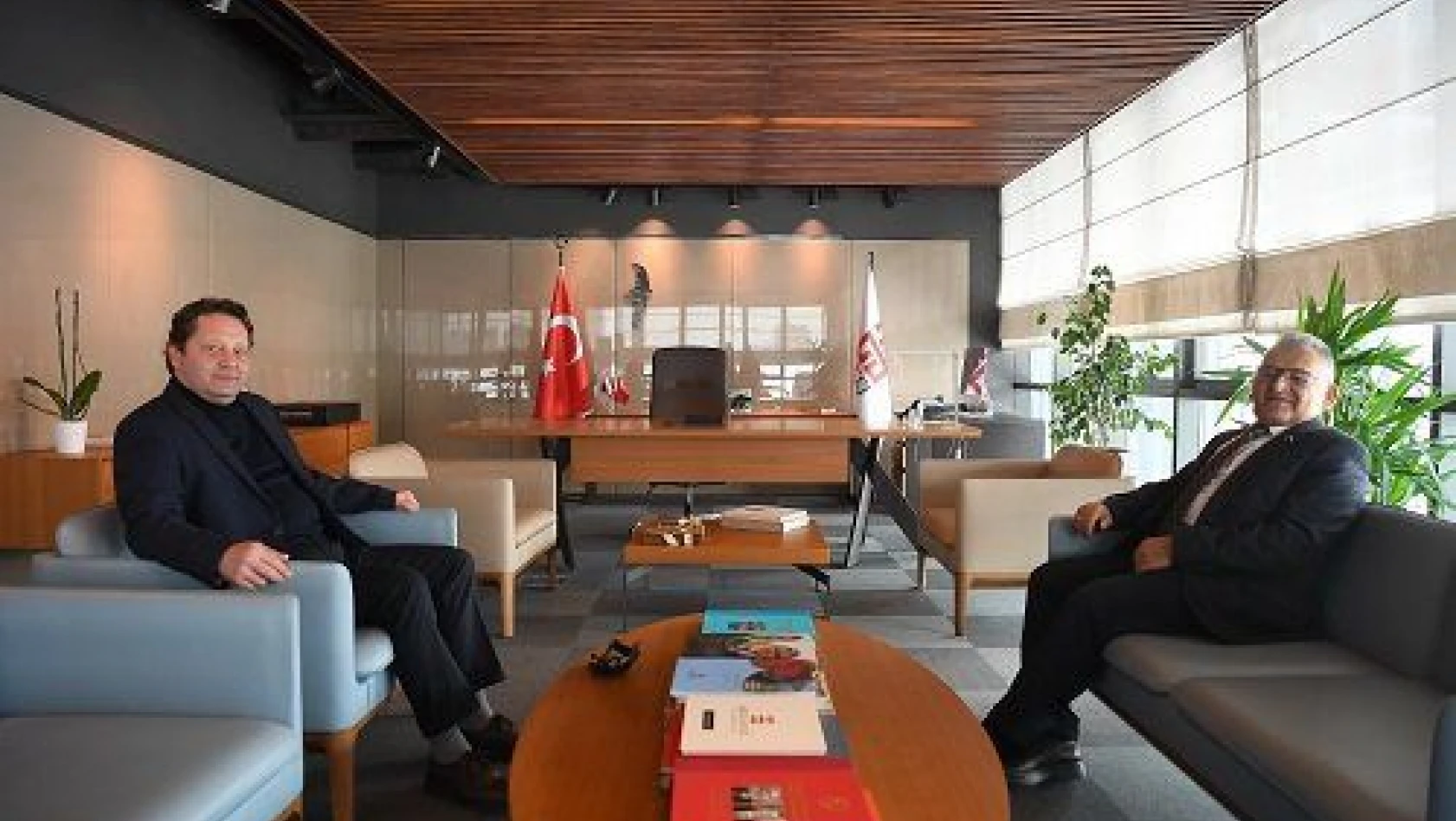 Başkan Büyükkılıç'tan üniversite rektörlerine ziyaret
