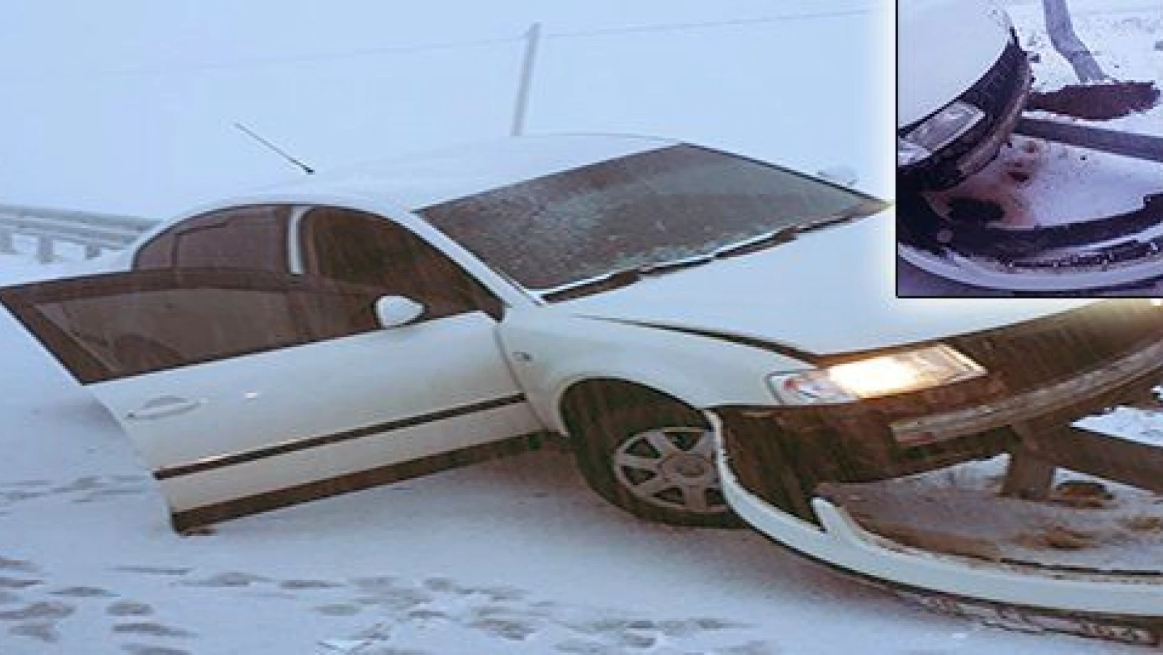 Erciyes'te kar yağışı kazalara neden oldu
