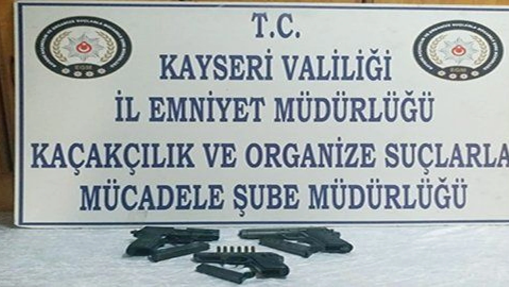 Kayseri'de silah kaçakçılığı operasyonu 