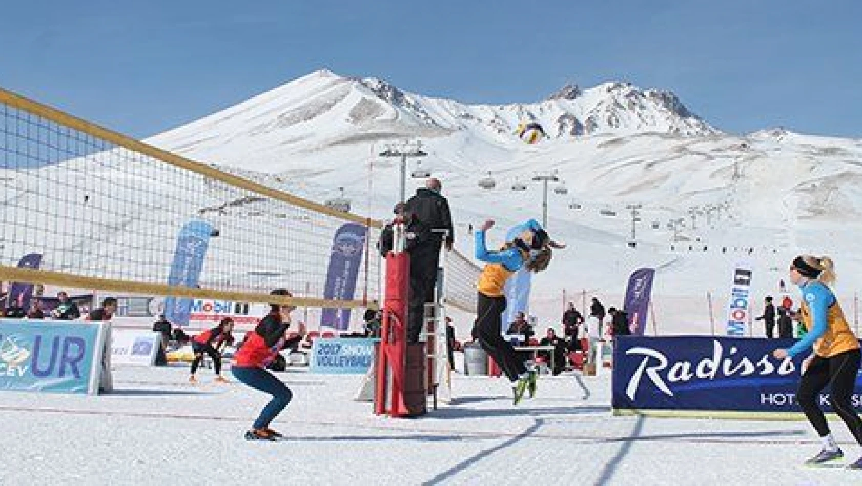 Avrupa Kar Voleybolu Kupası Erciyes'te ikinci kez yapılacak 