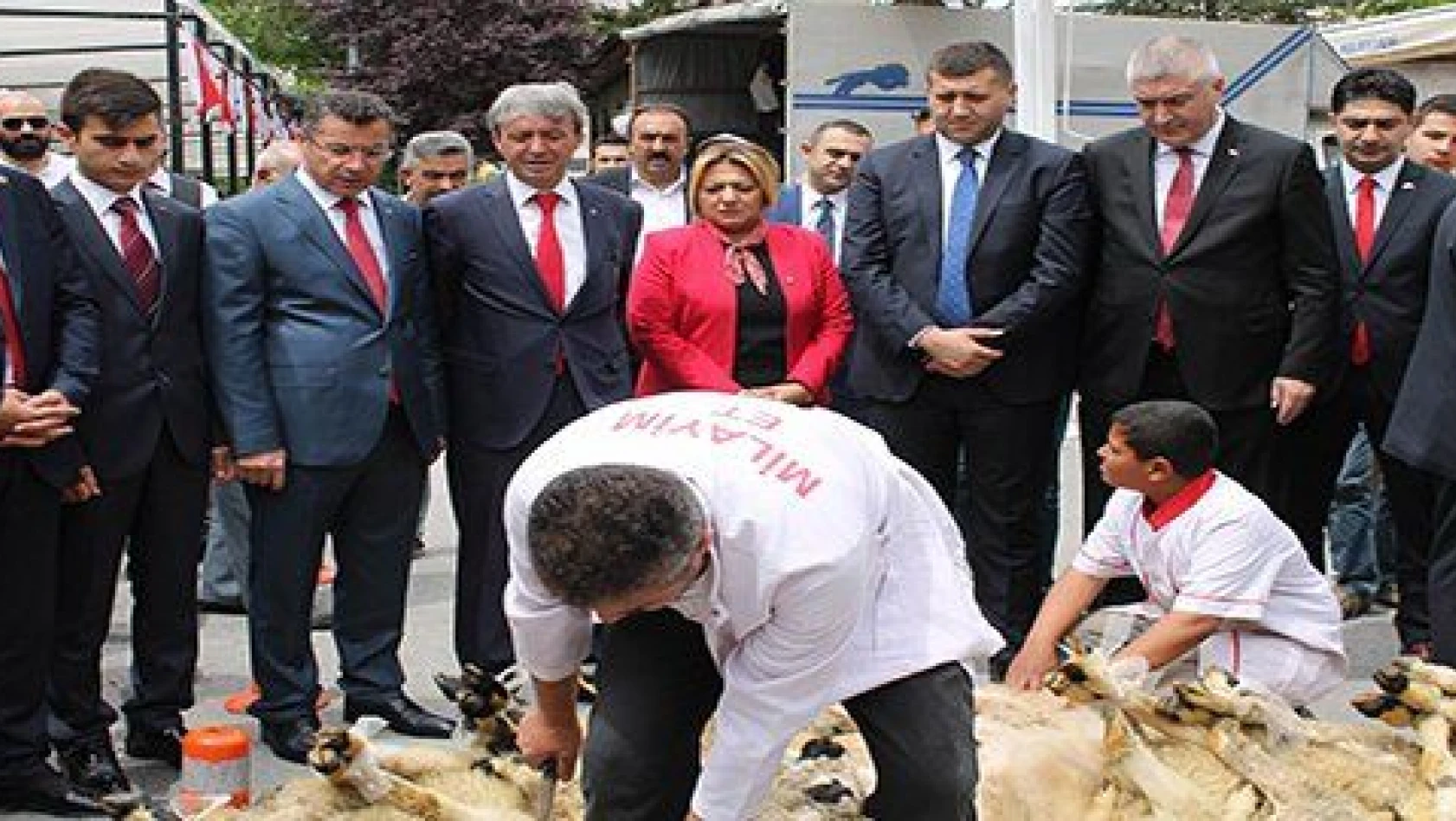MHP İl Başkanlığı 27'nci Dönem Milletvekili Adayları için kurban kesti