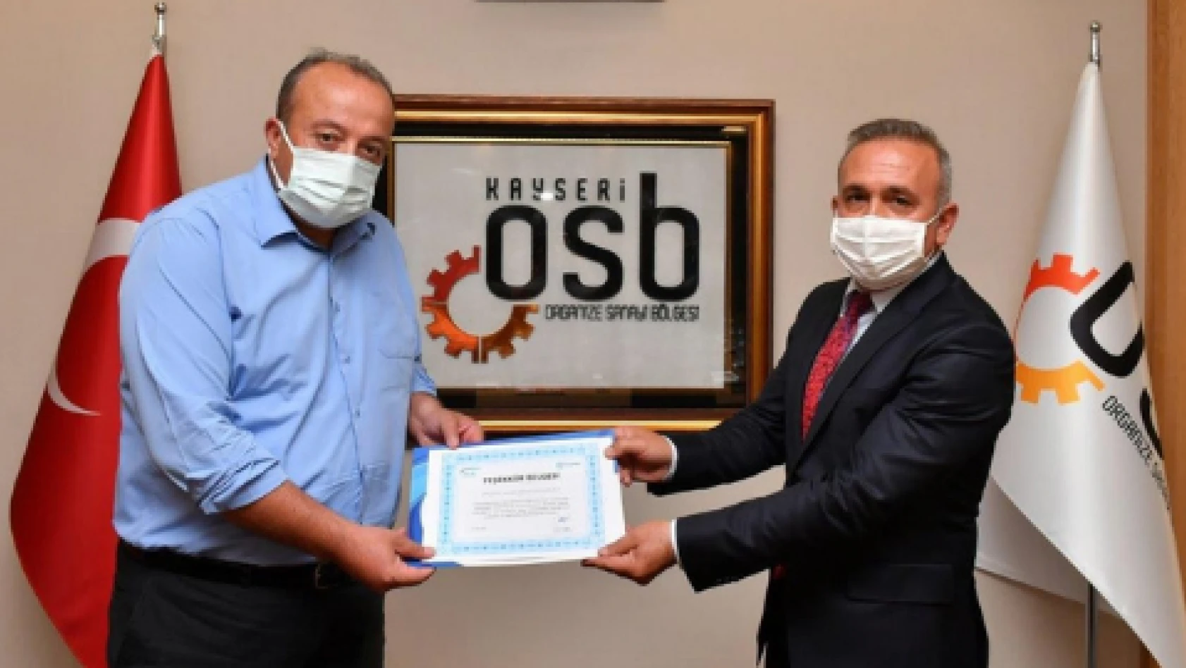 SGK'dan Kayseri OSB'ye teşekkür