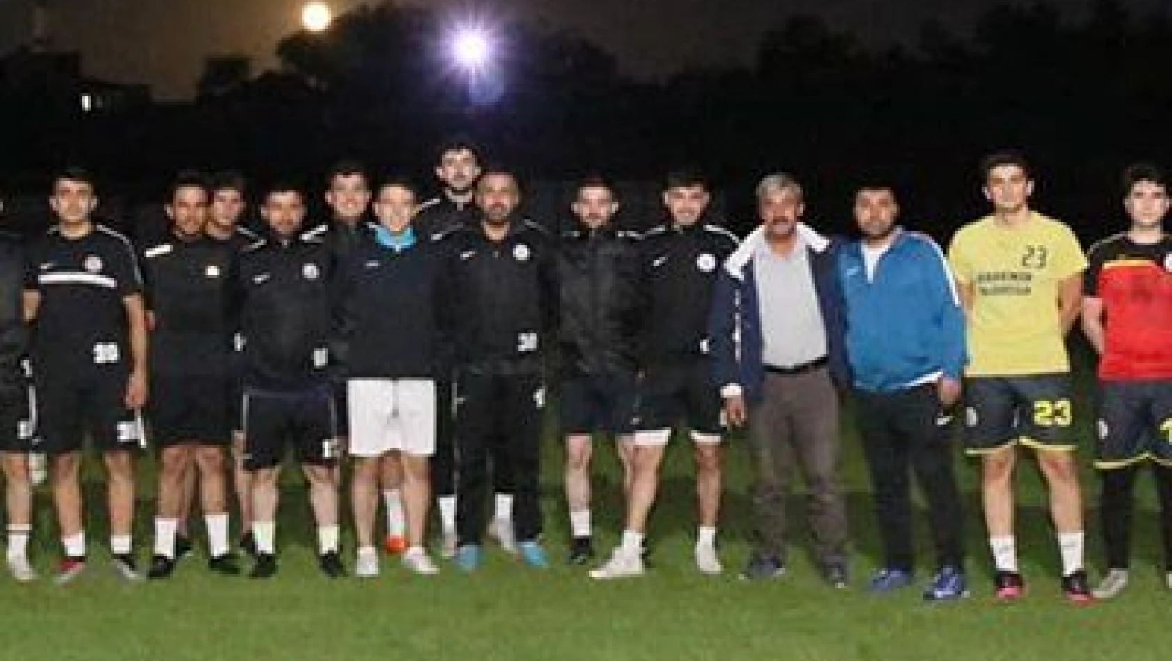 Hacılar Erciyesspor yeni stadında ilk antrenmanını yaptı