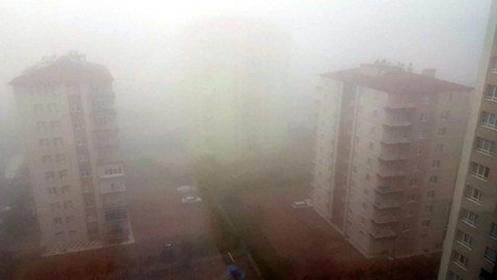 Kayseri'de sis etkili oldu 