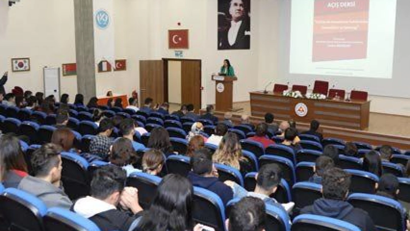 ERÜ Turizm Fakültesi'nde 'Türkiye'de Konaklama Sektörünün Dinamikleri ve Geleceği' Konulu Açış Dersi