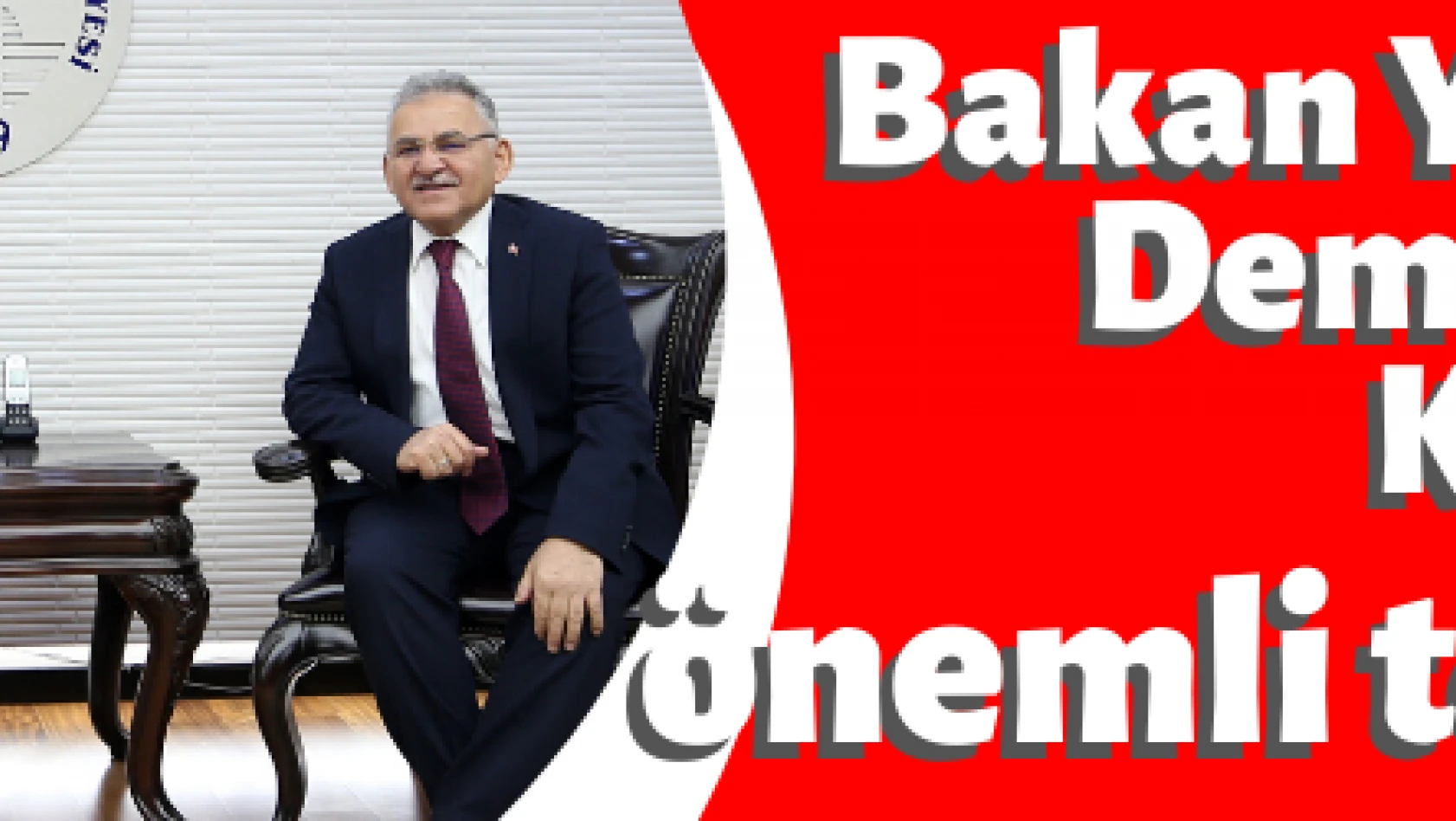 Bakan Yardımcısı Demircan Kayseri'de önemli temaslarda bulundu
