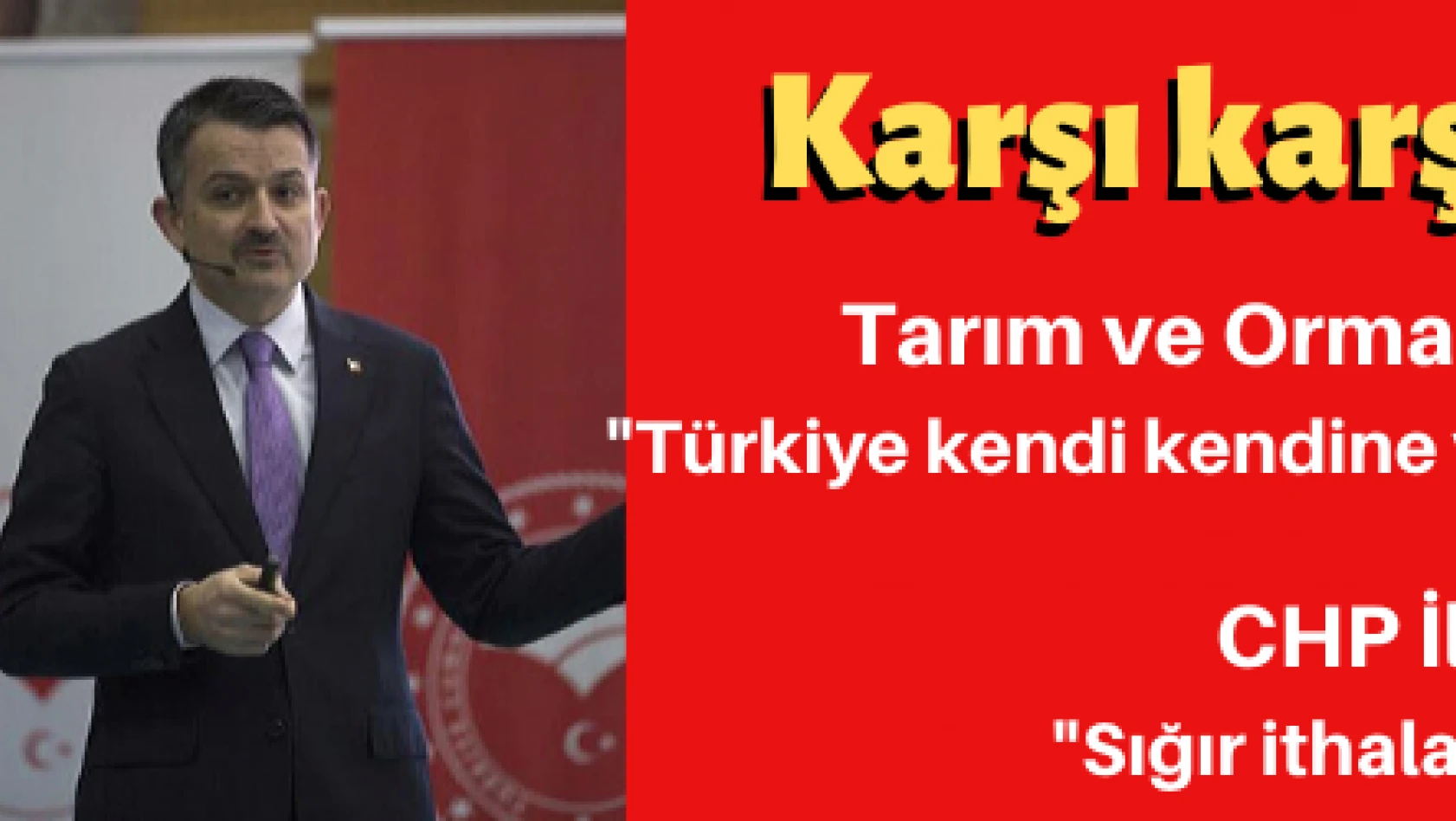 CHP İl Başkanı Özer, Pakdemirli'ye tepki gösterdi