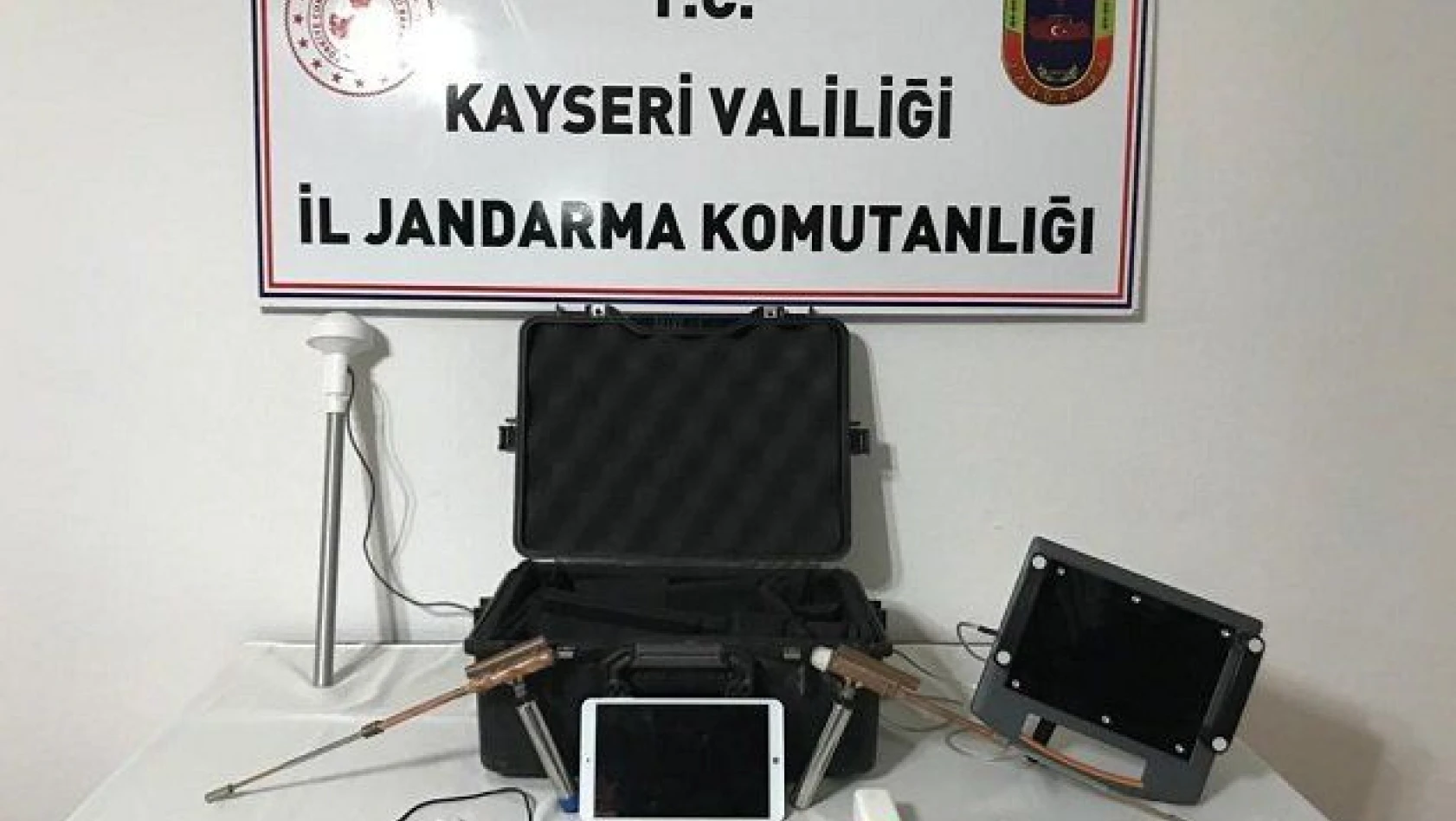 Kayseri'de define kazısına 4 gözaltı