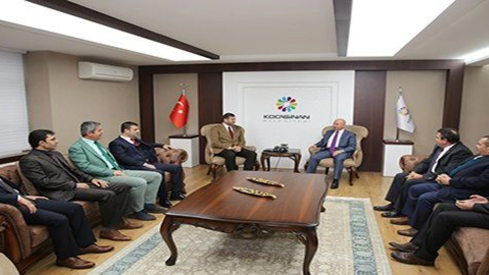 Başkan Çolakbayrakdar, MHP heyetini misafir etti 