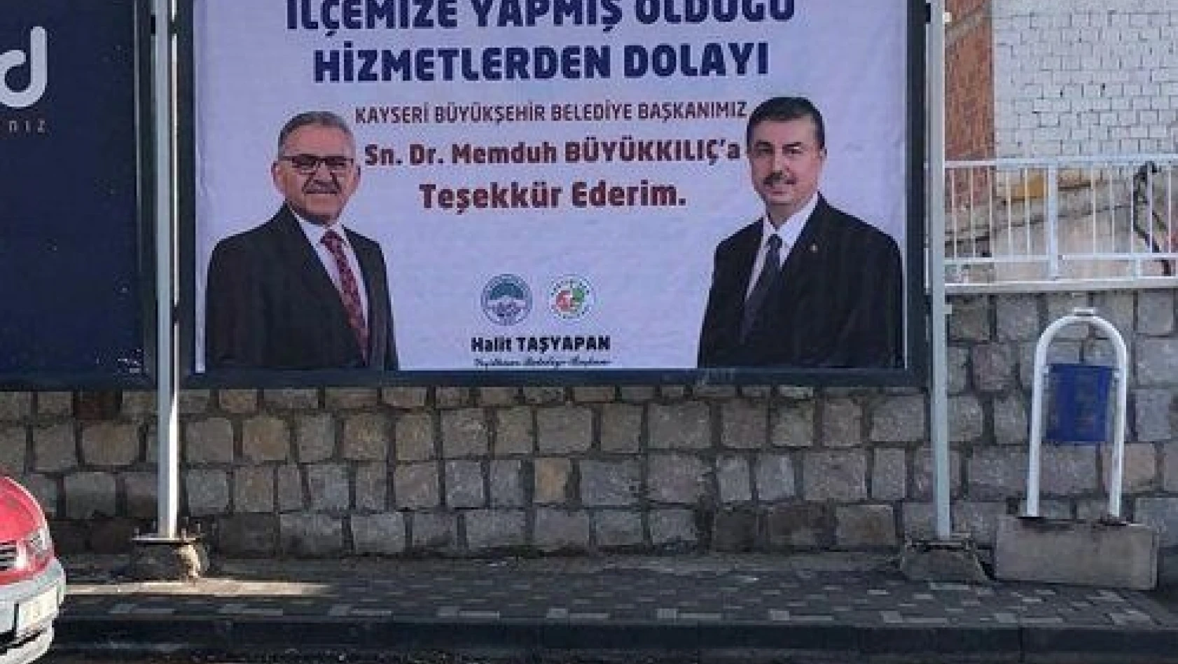 Başkan Büyükkılıç'a Yeşilhisar Belediye Başkanı Taşyapan'dan teşekkür