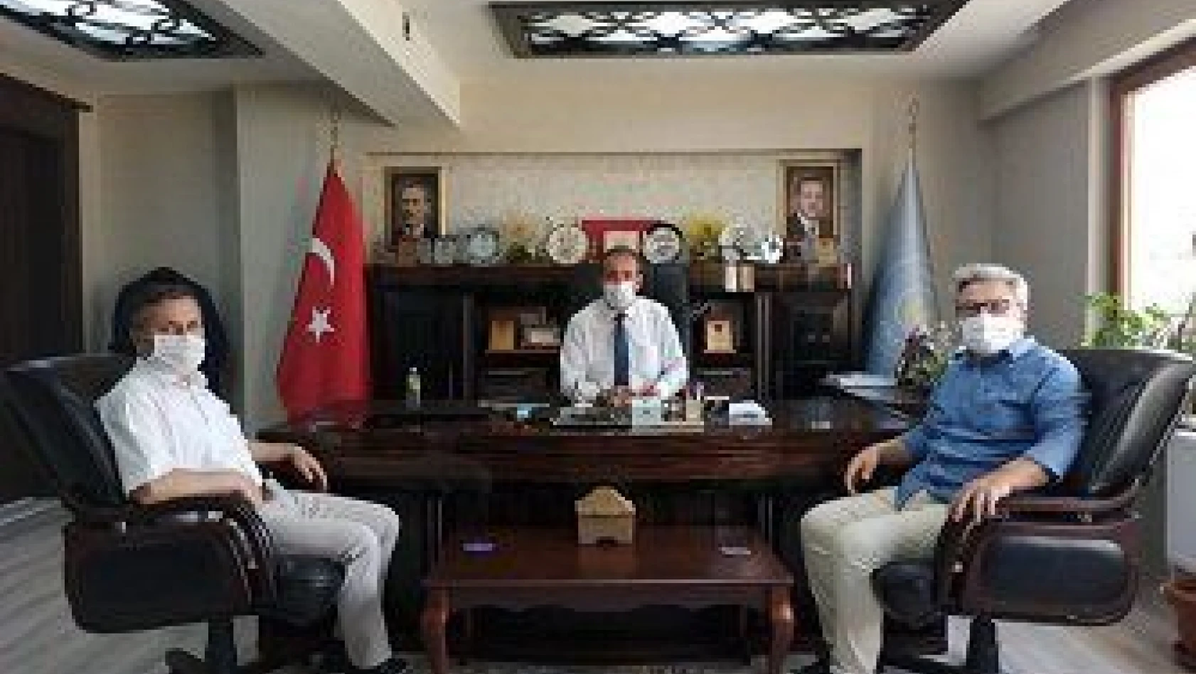 Tomarza Belediye Başkanı Davut Şahin'e ziyaret
