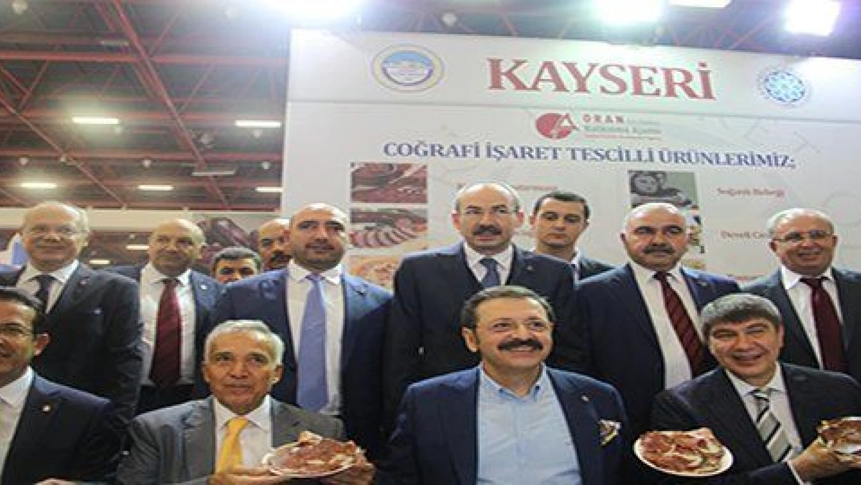 KTO, Kayseri'nin yöresel ürünlerini YÖREX'te tanıttı 