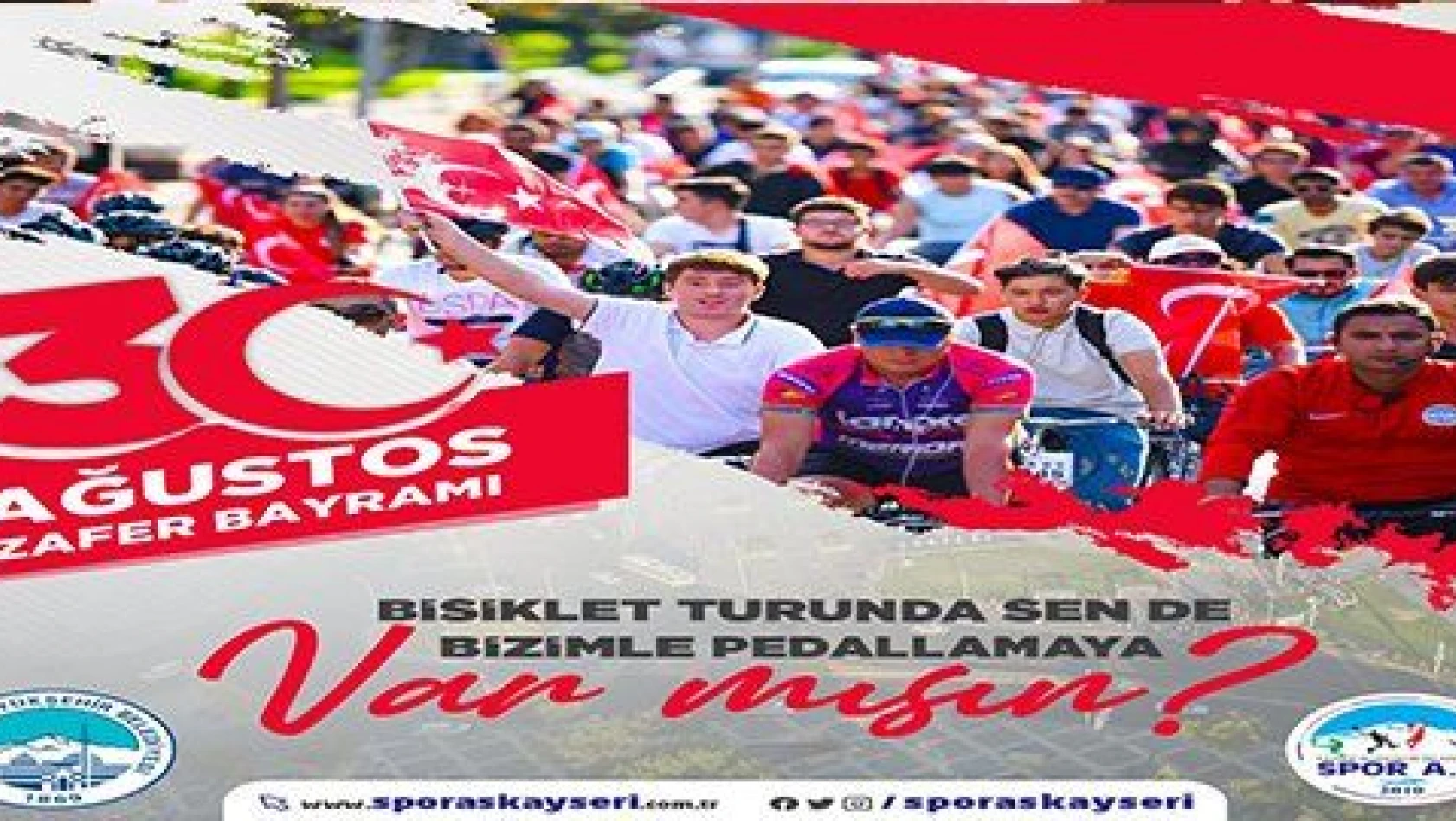 Büyükşehir'den 'Zafere Pedallıyoruz'  sloganıyla bisiklet etkinliği