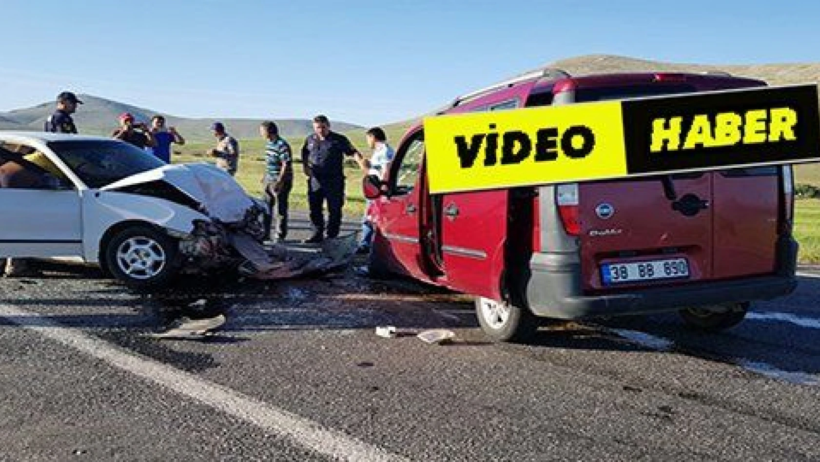 Kayseri'de trafik kazası: 5 yaralı 