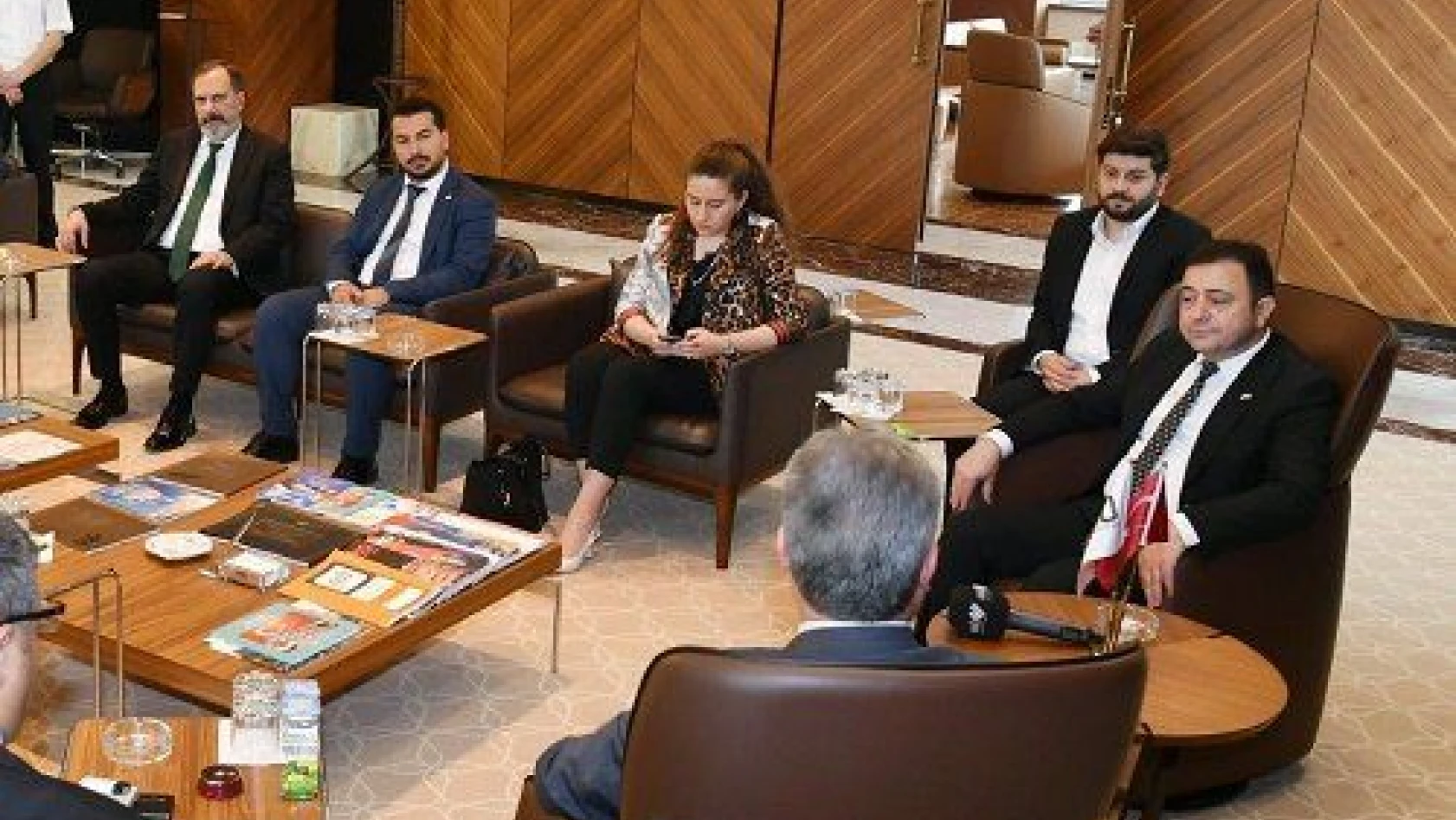 Başkan Palancıoğlu, Başkan Yalçın'ı ziyaret etti