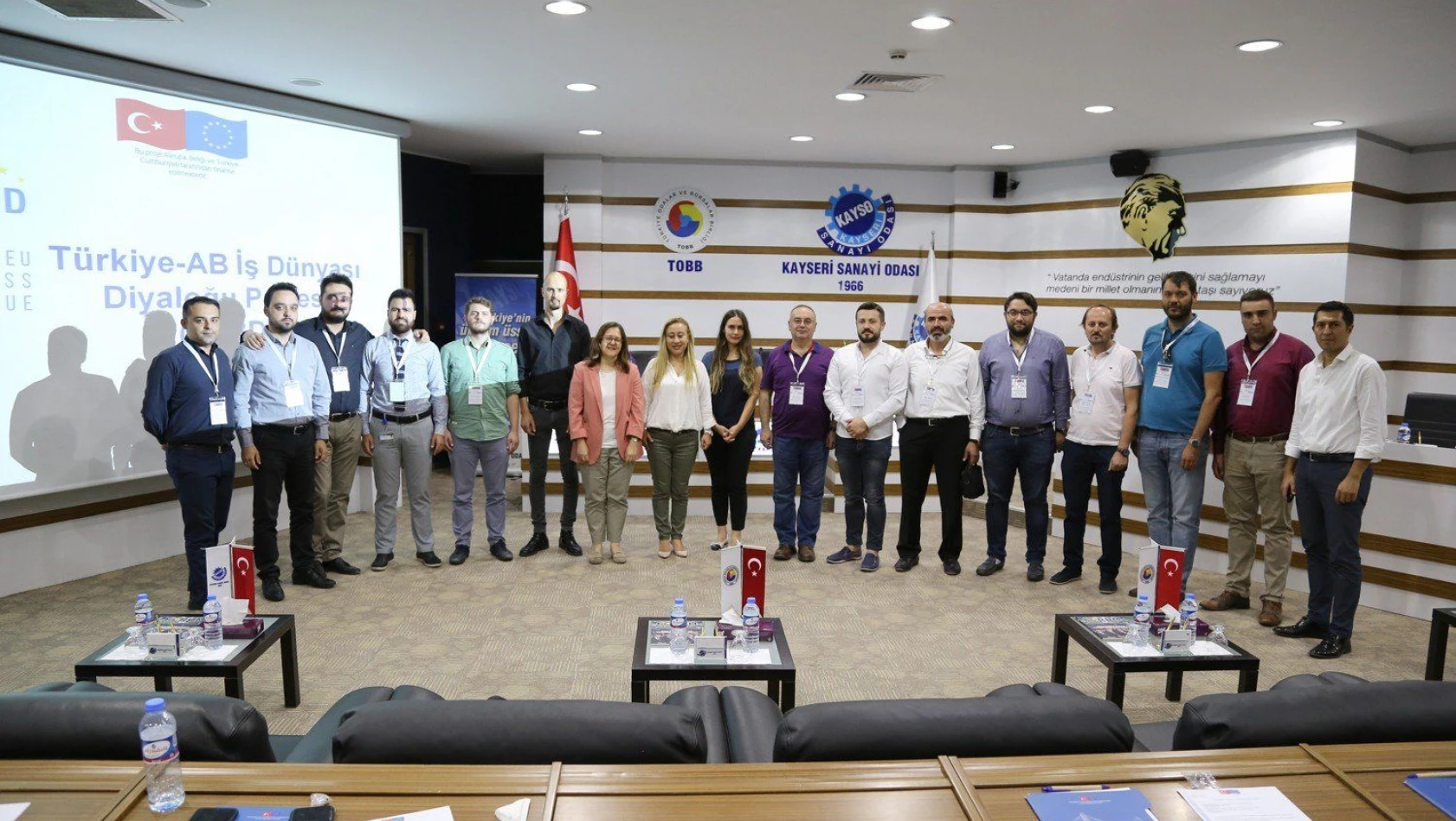 KAYSO'da 'Türkiye-AB İş dünyası Diyaloğu' KOBİ çalıştayı düzenlendi
