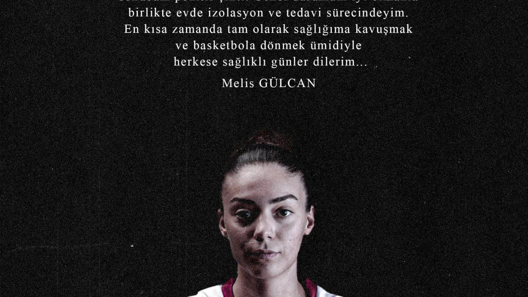 Kayseri Basketbol'da koronavirüse yakalanan Melis Gülcan'dan 'iyiyim' mesajı