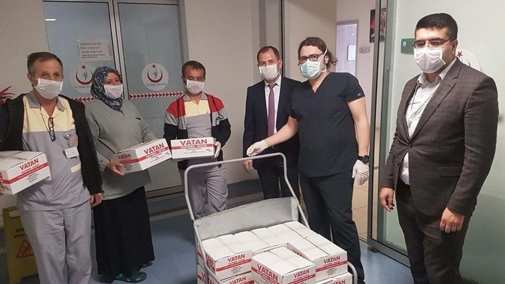 Pınarbaşı Belediyesi sağlık çalışanlarını unutmadı