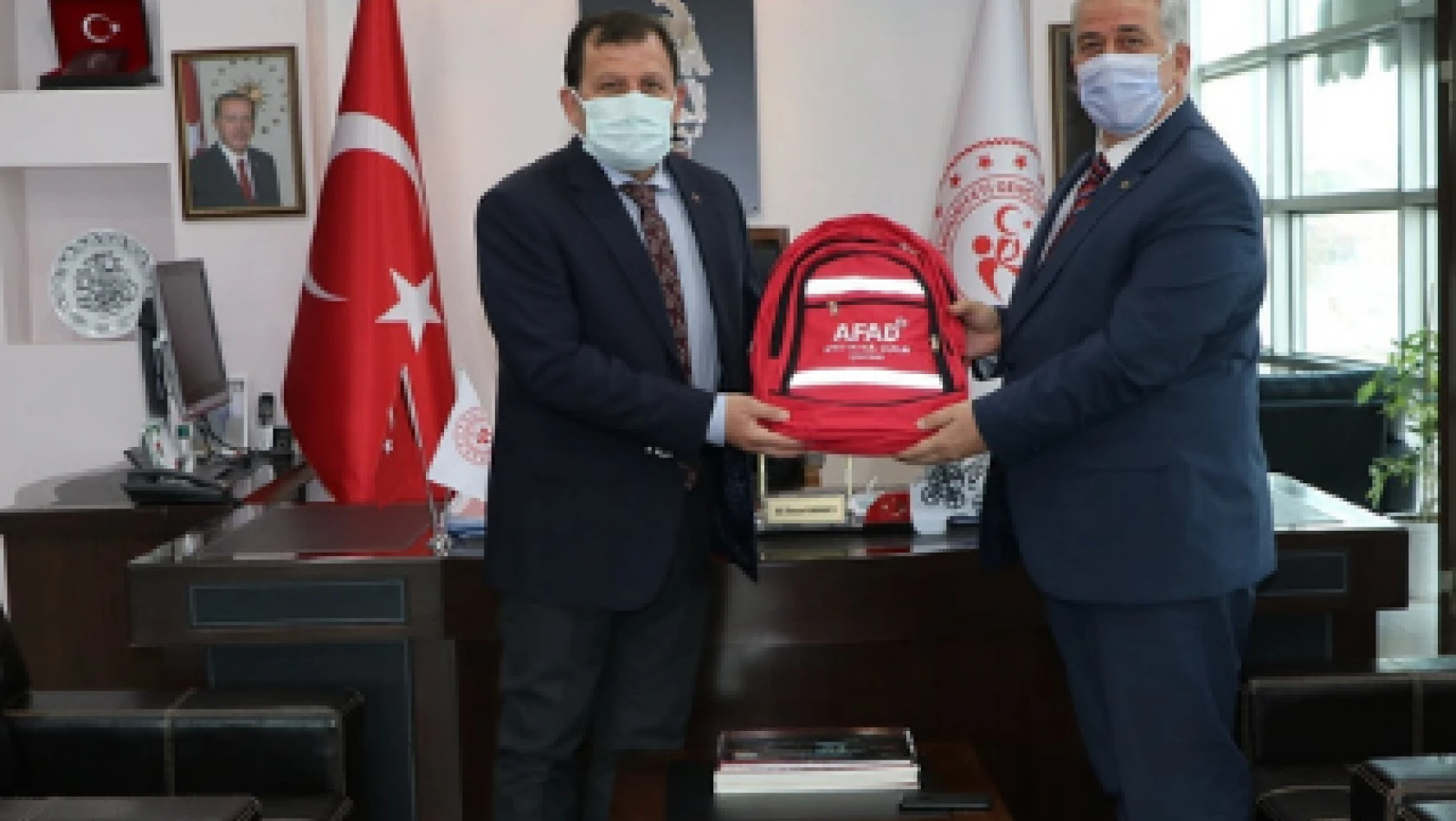  AFAD İl Müdürü Atsız, Kabakcı'yı ziyaret etti