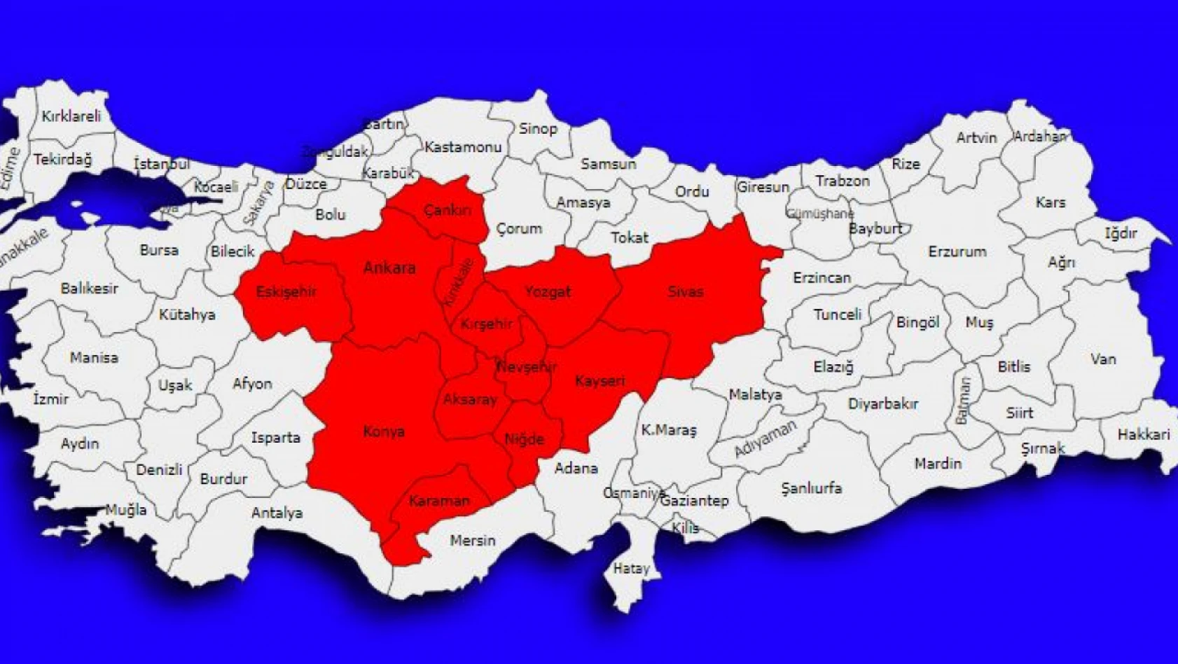 Kayseri, Sivas, Yozgat, Nevşehir, Kırşehir dikkat… Kuvvetli geliyor!