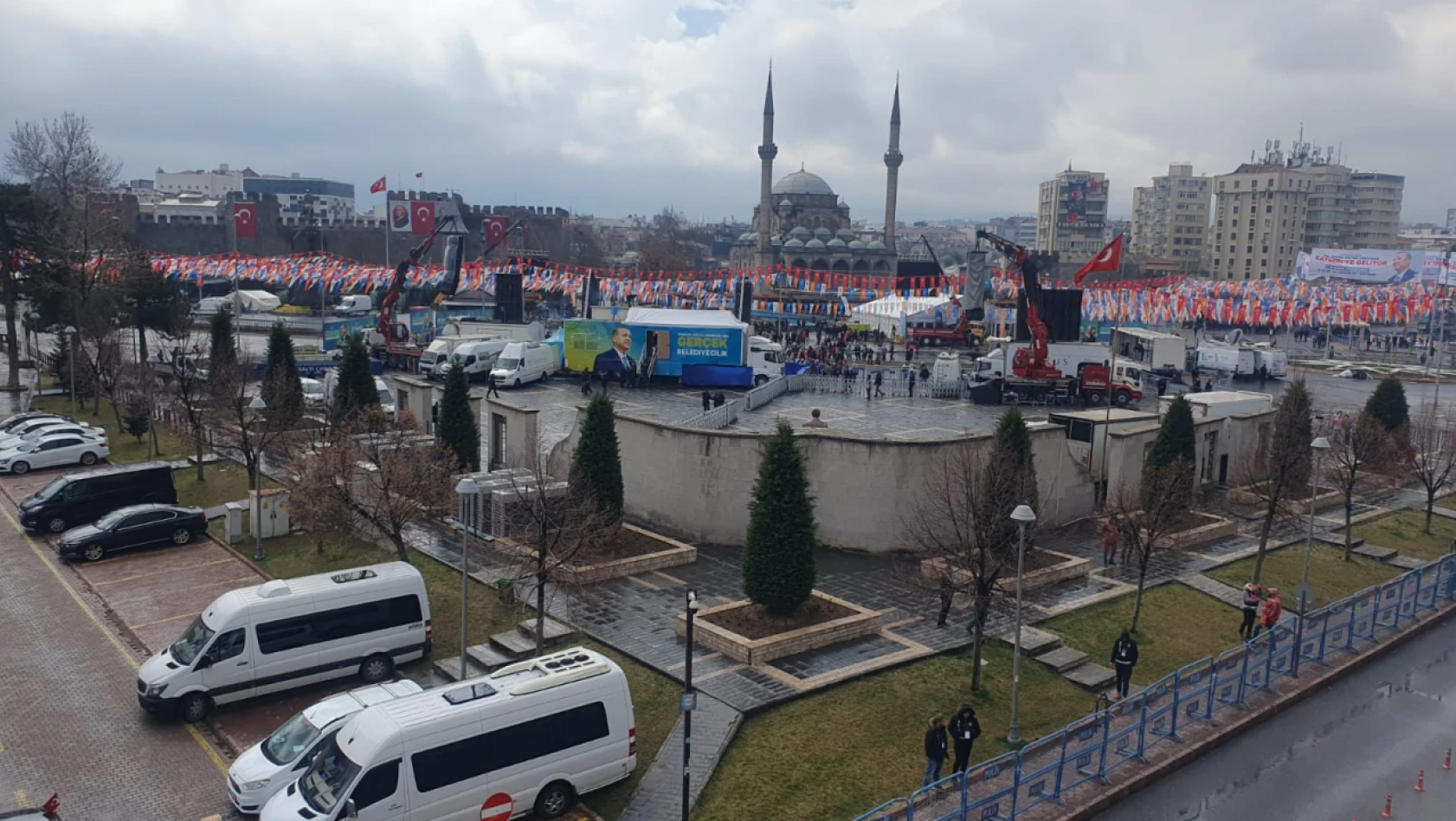 Kayseri'ye gelen Erdoğan iftarını nerede yapacak?