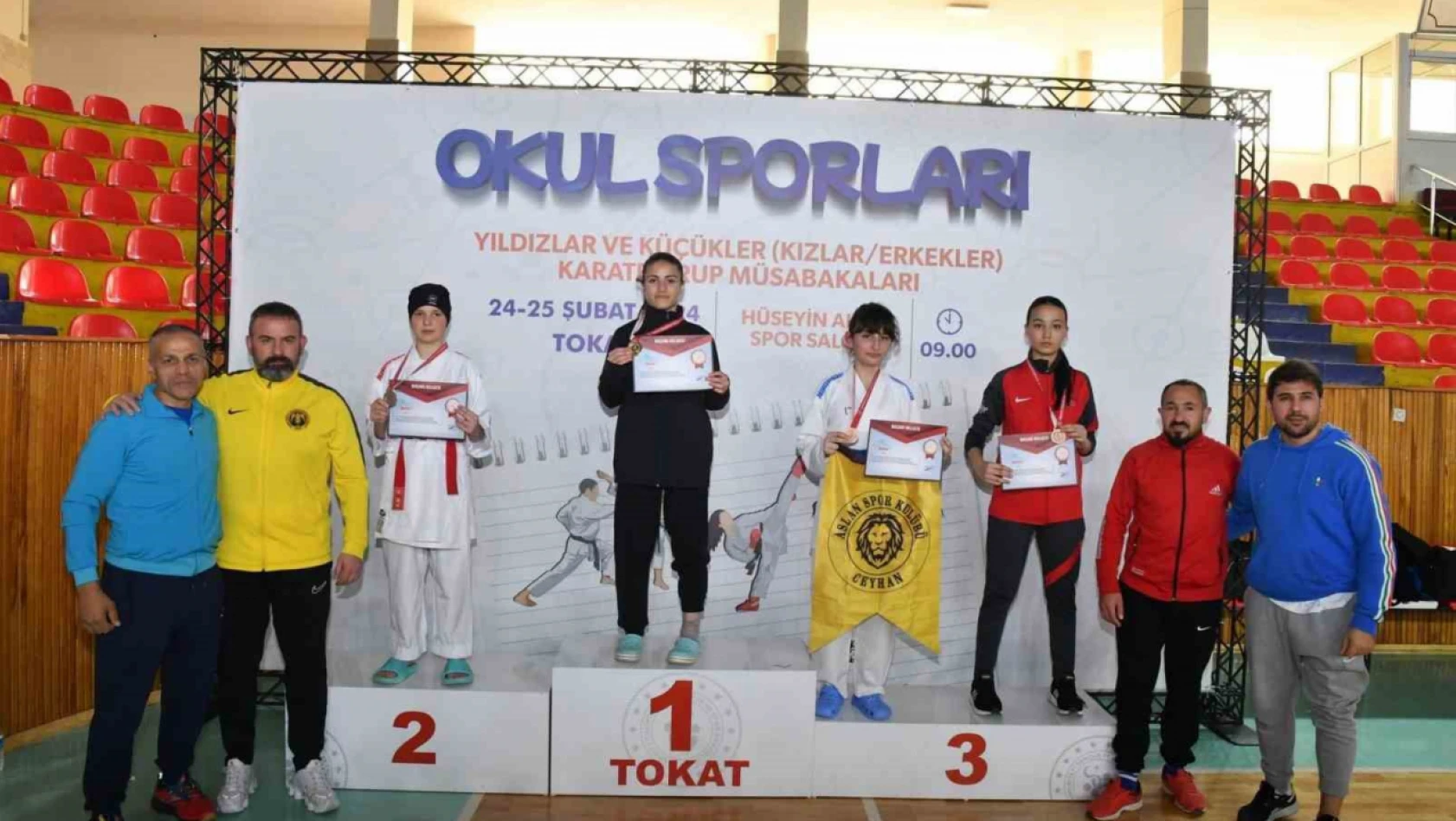 Kayseri Karate Takımı Tokat'tan Zaferle Dönüyor