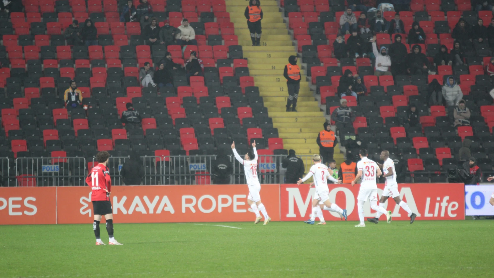 Kayserispor ilk yarıyı genç futbolcusuyla önde tamamladı (0-1) Gaziantep - Kayserispor