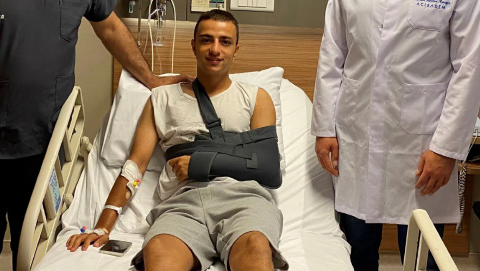Kayserisporlu futbolcu ameliyat oldu