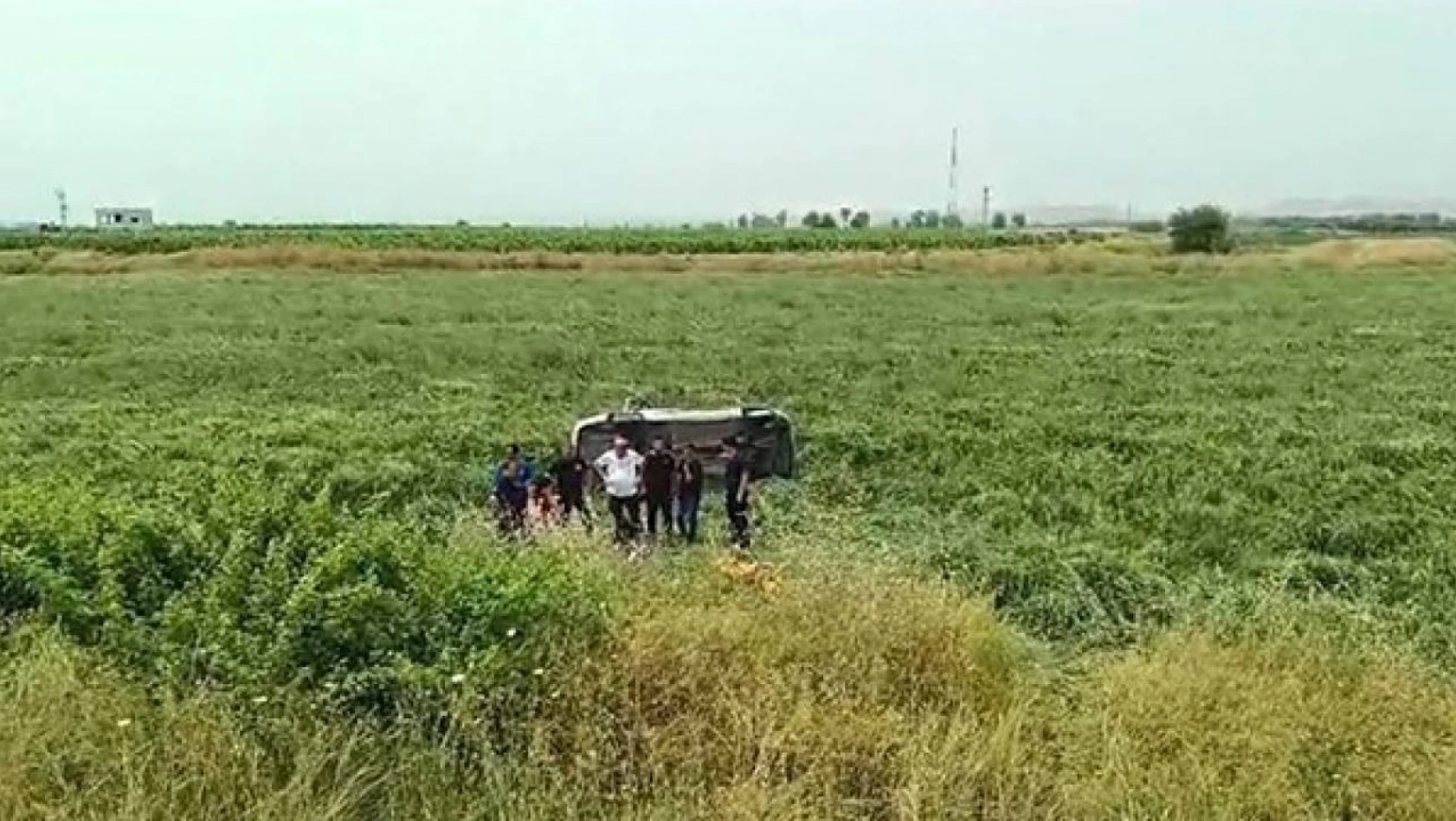Kozan'da araç şarampole yuvarlandı: 1 ölü