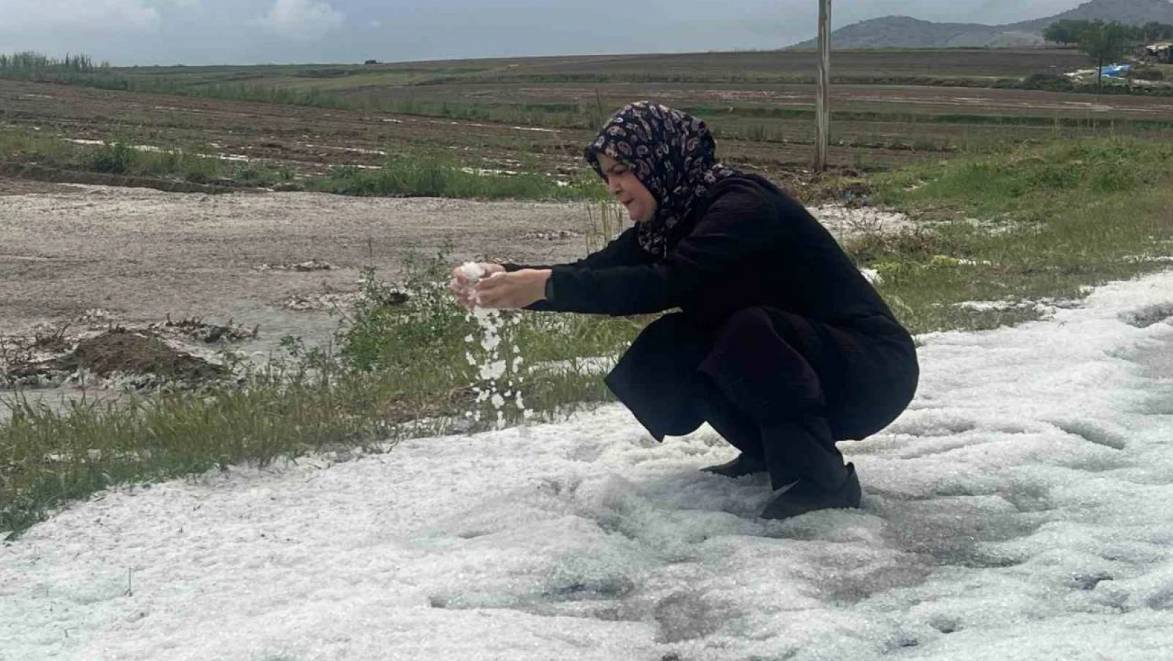 Nevşehir'de 30 bin dekar ekili arazi doludan zarar gördü