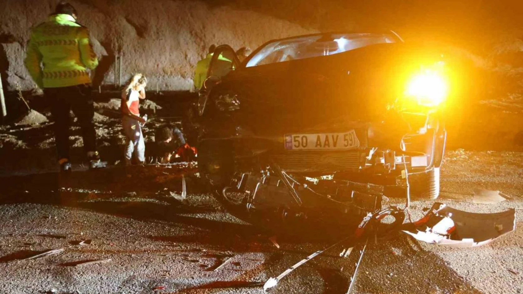 Nevşehir'de alkollü sürücü zincirleme kazaya neden oldu: 2 yaralı