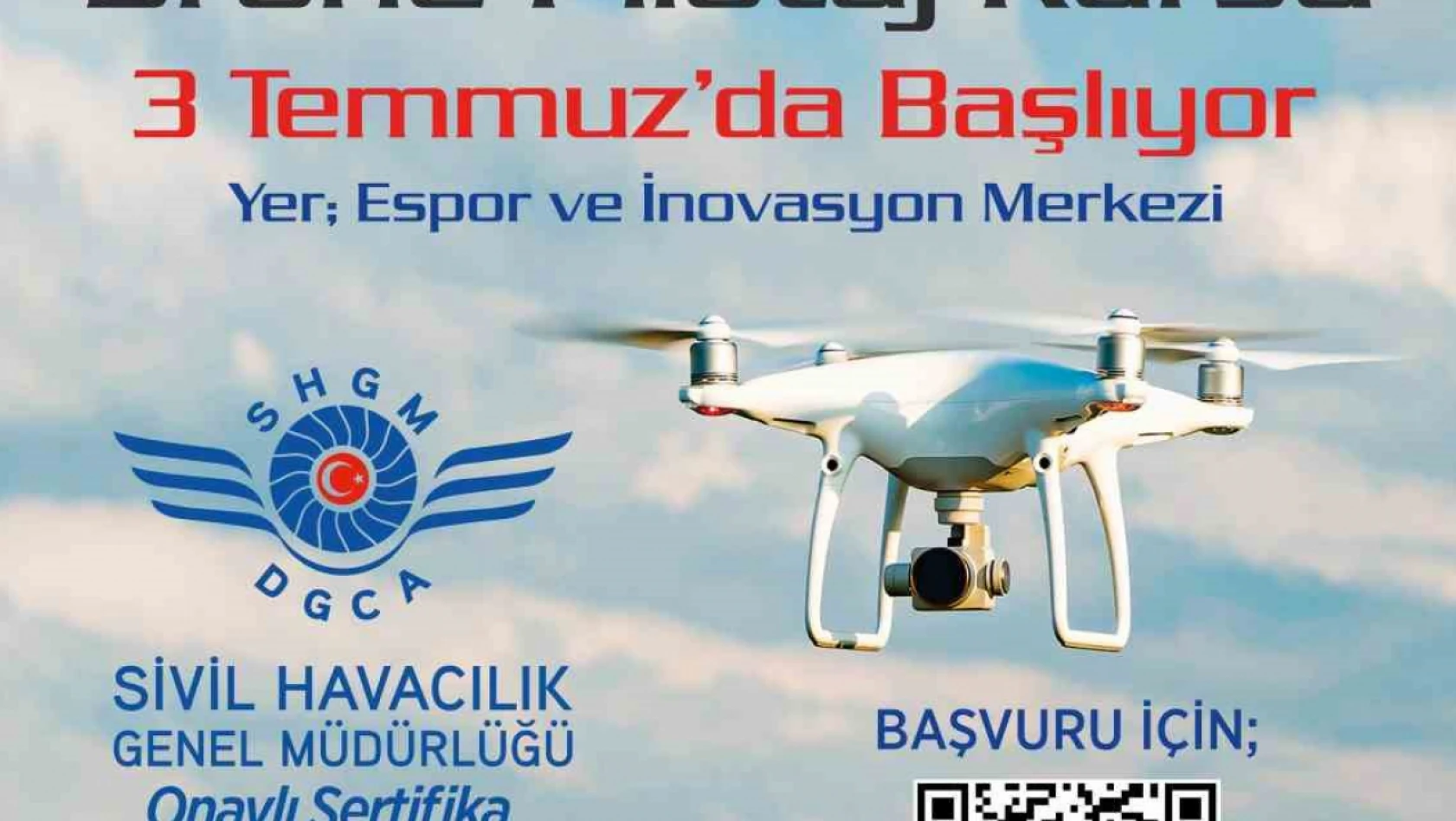 Kayseri'de drone kursu başlıyor