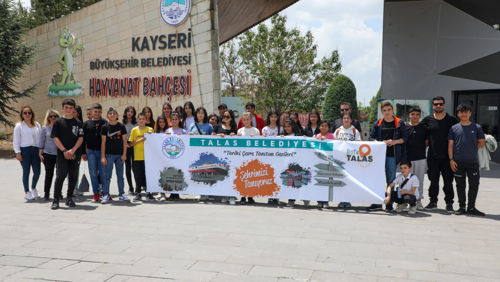 Talas'tan öğrencilere 'Şehrimizi Tanıyoruz' programı...